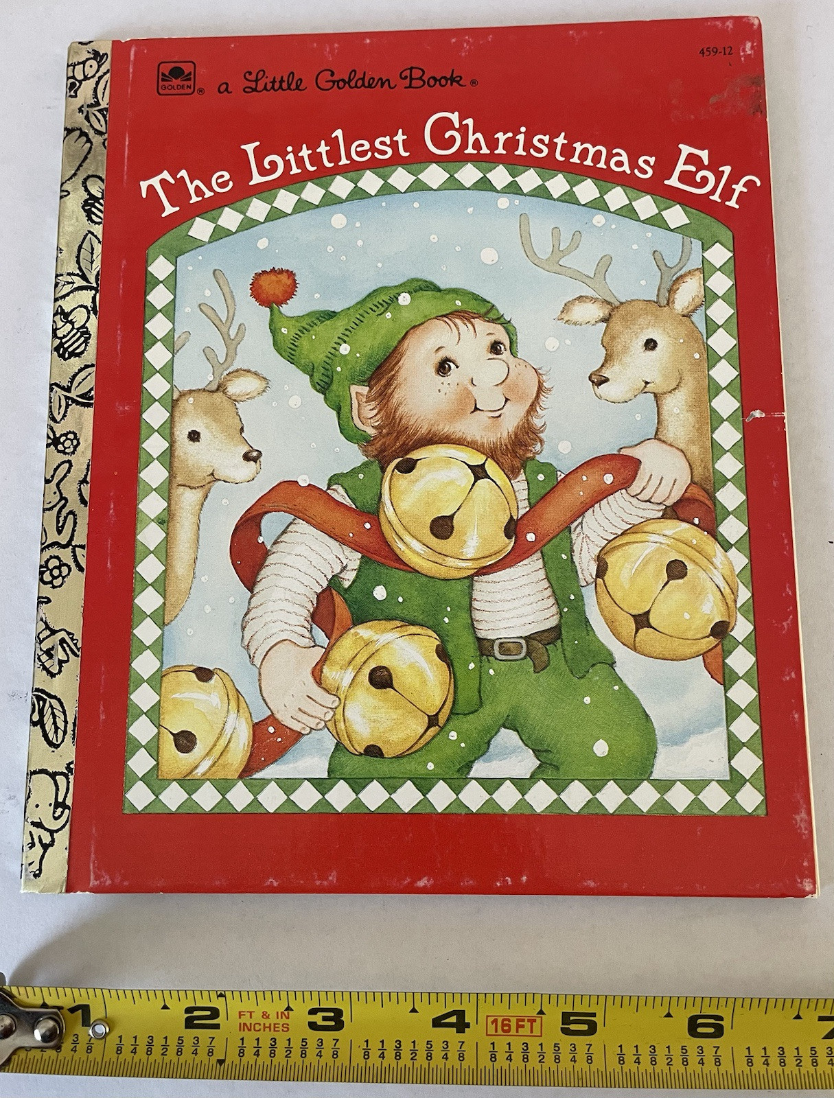 The Littlest Christmas Elf Book. A Little Golden Book. Copyright 1987