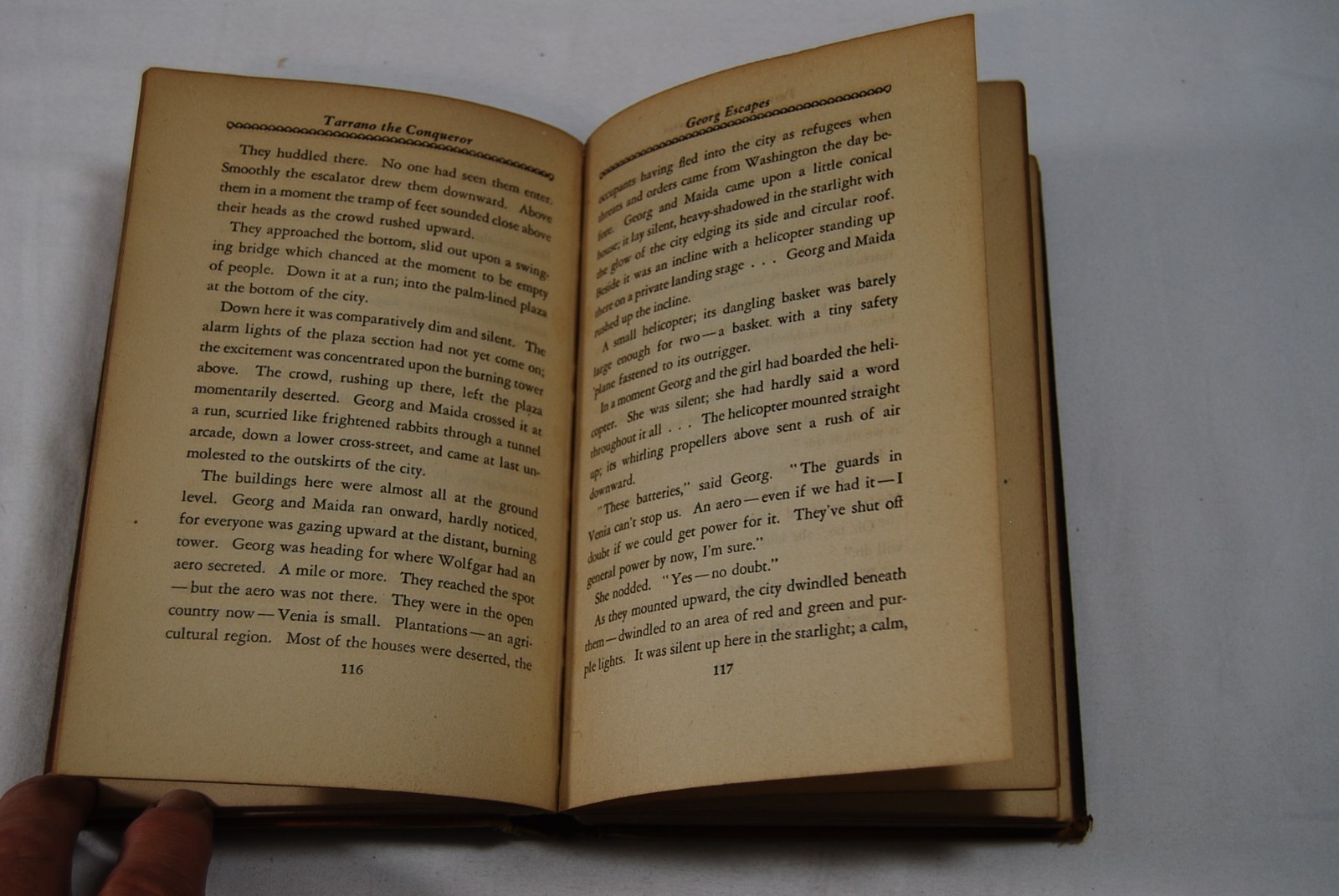 Tarrano The Conqueror Ray Cummings 1930 McClurg 1st ed. Future Novel Hardcover