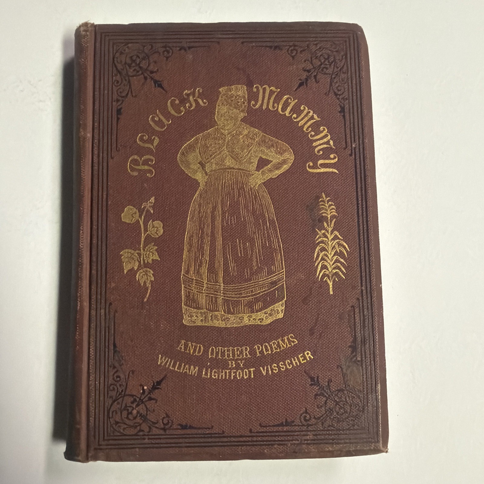 black mammy and other poems by William Lightfoot Fisher book 1886 Antique