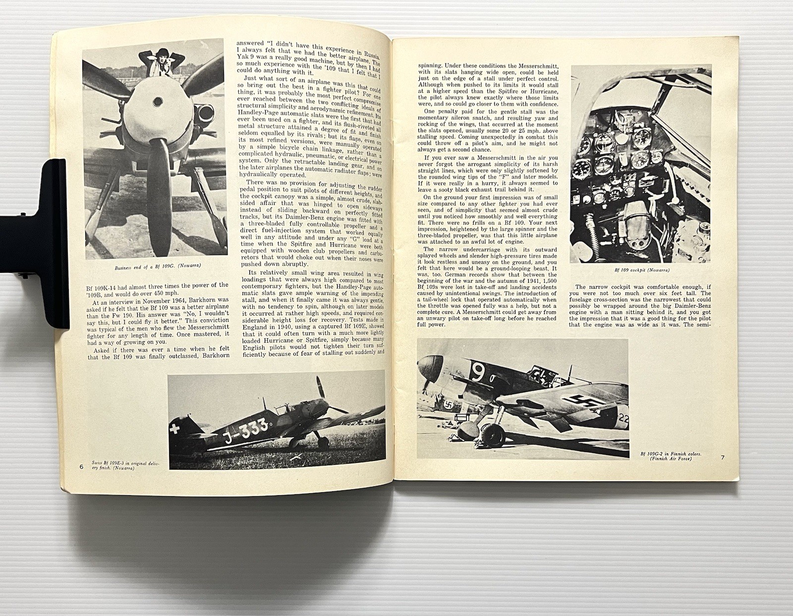 The Messerschmitt Bf. 109 by Craig Illustrated WWII German Aircraft PB 1968