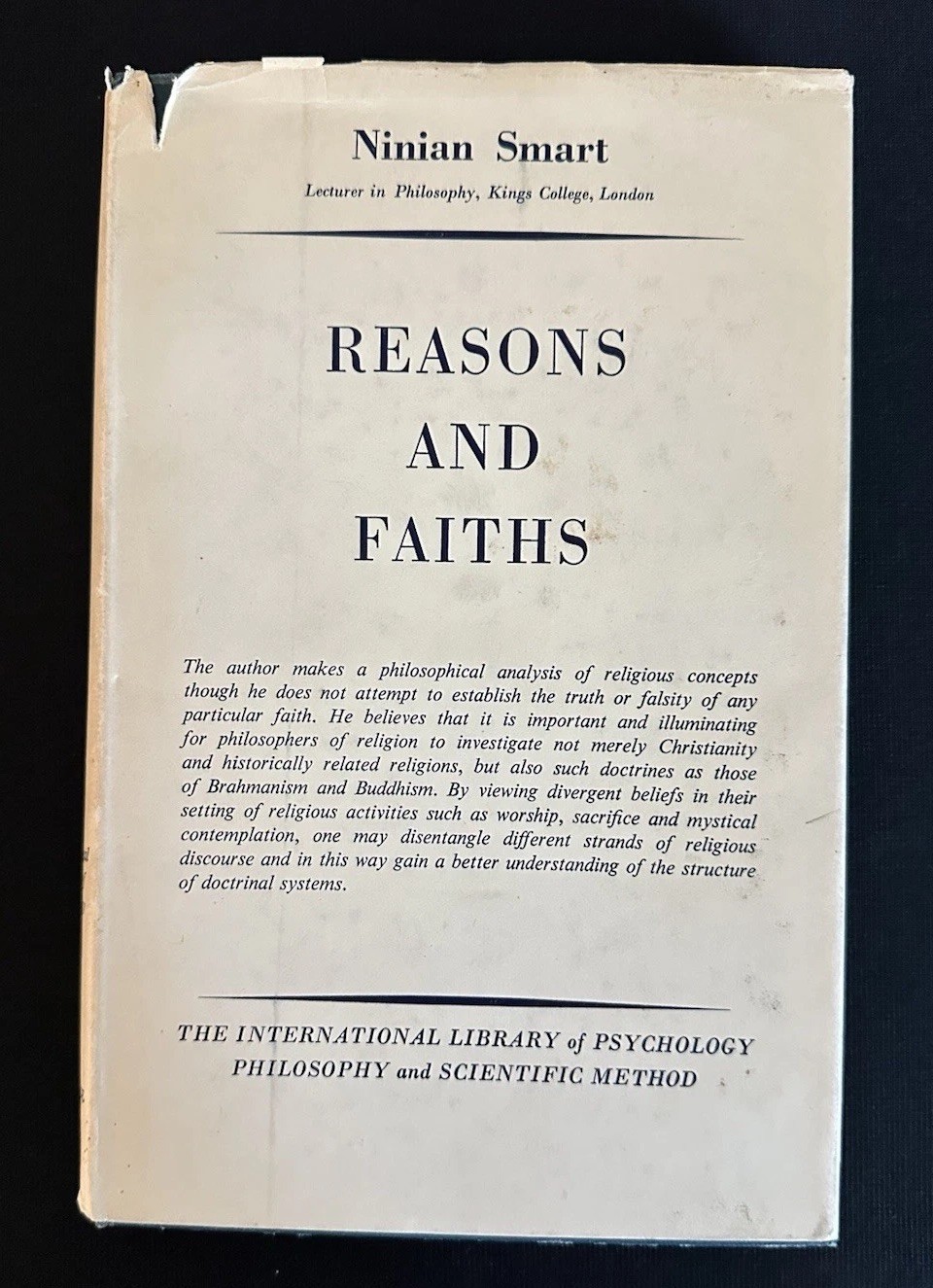 Reasons and Faiths Ninian Smart 1958 1st HCDJ Philosophy Religion Routledge