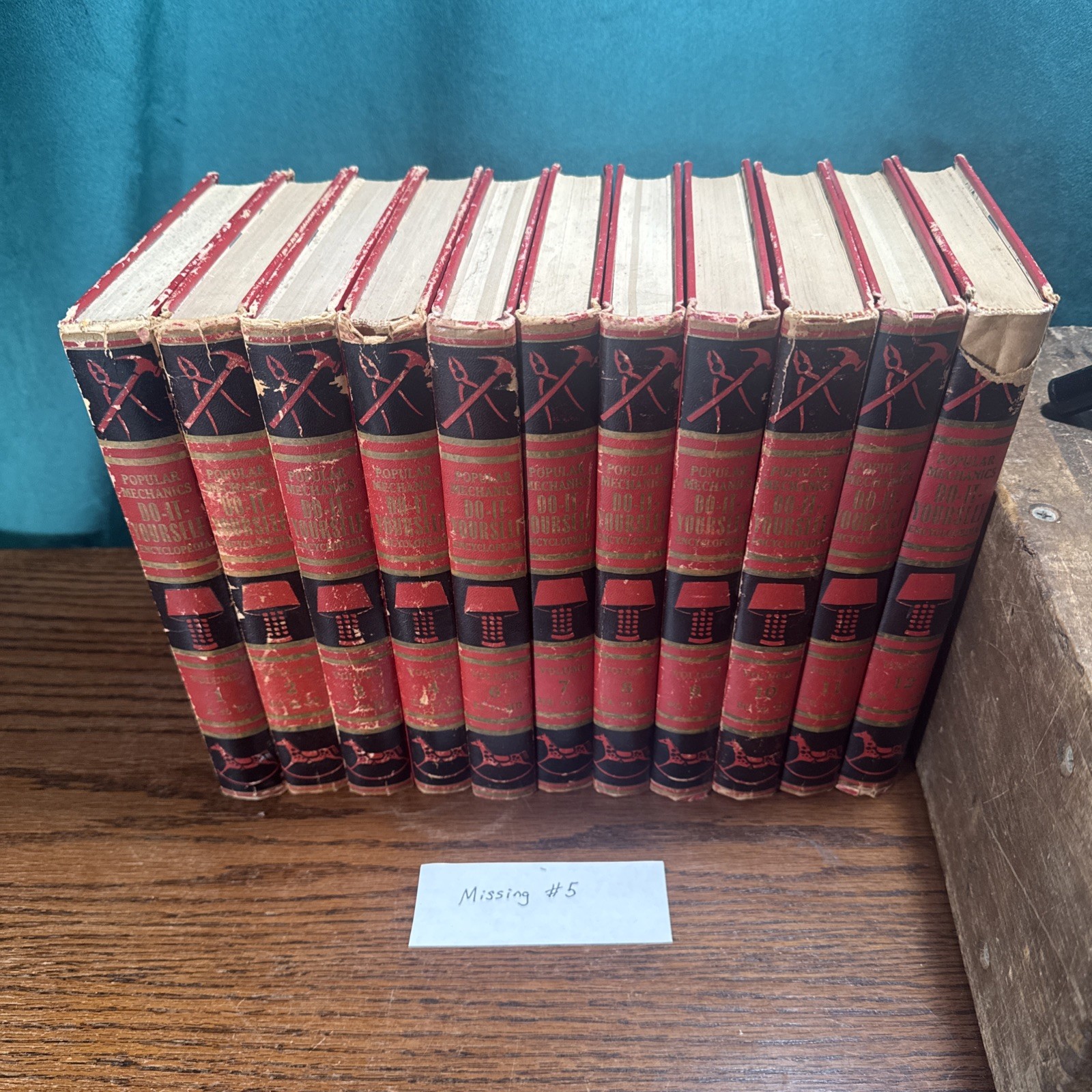 1955 Popular Mechanics Do It Yourself Encyclopedia Set Home Improvement