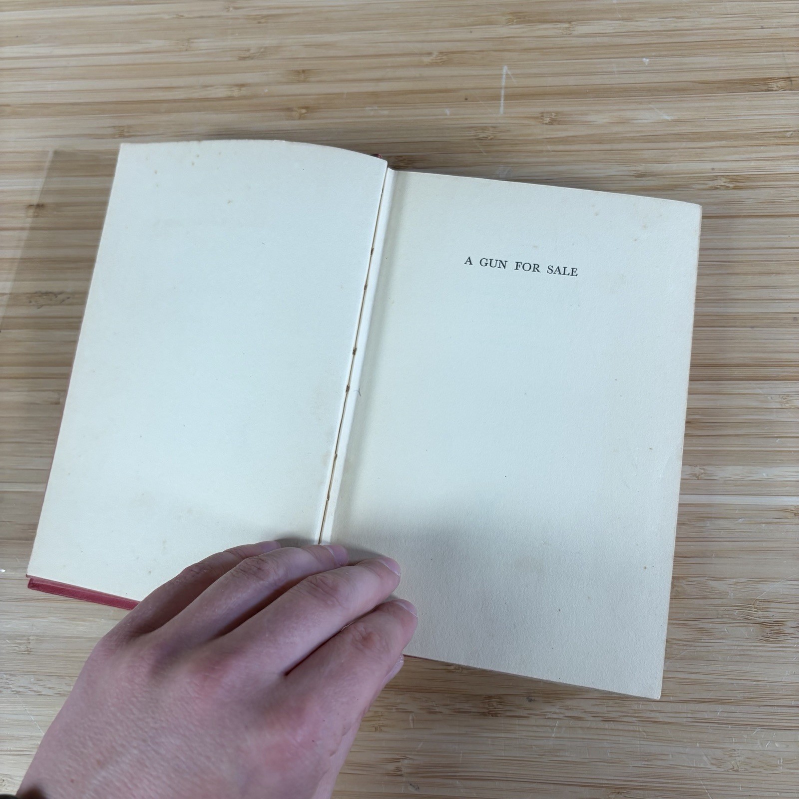Gun For Sale – Graham Greene – 1936 First Edition Heinemann HTF