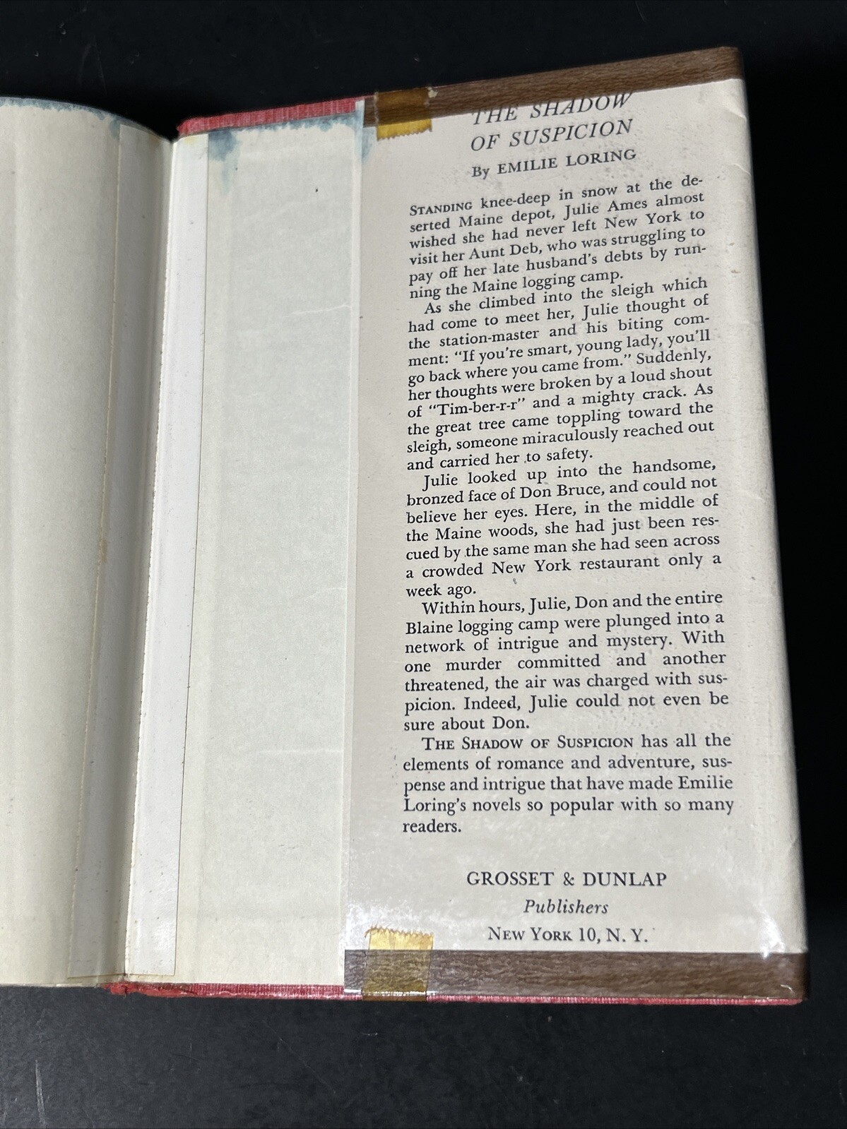When Hearts Are Light Again by Emilie Loring 1943 Hardcover w/DJ Vintage