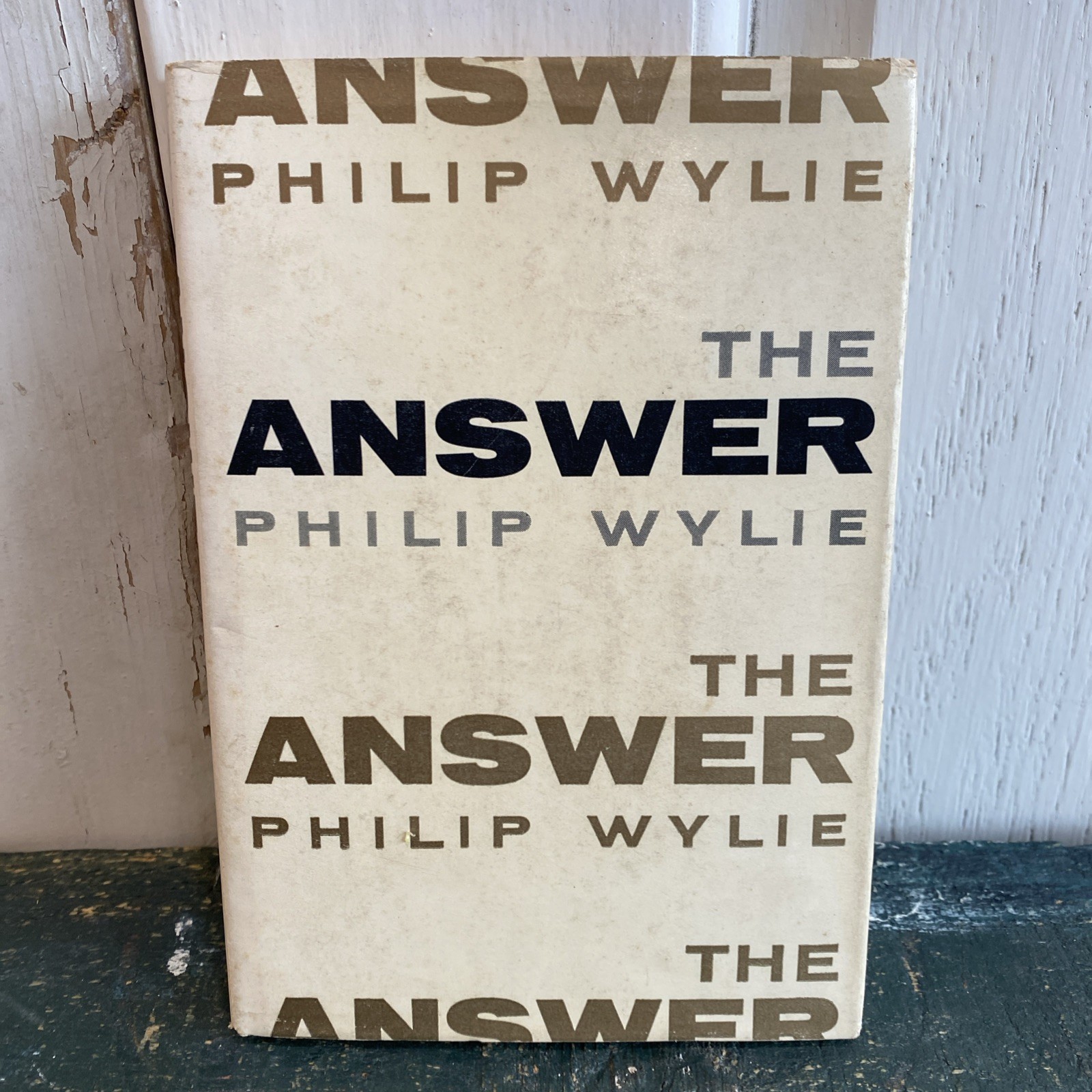 The Answer by Philip Wylie 1959 Nuclear Cold War Novel Hardcover with DJ