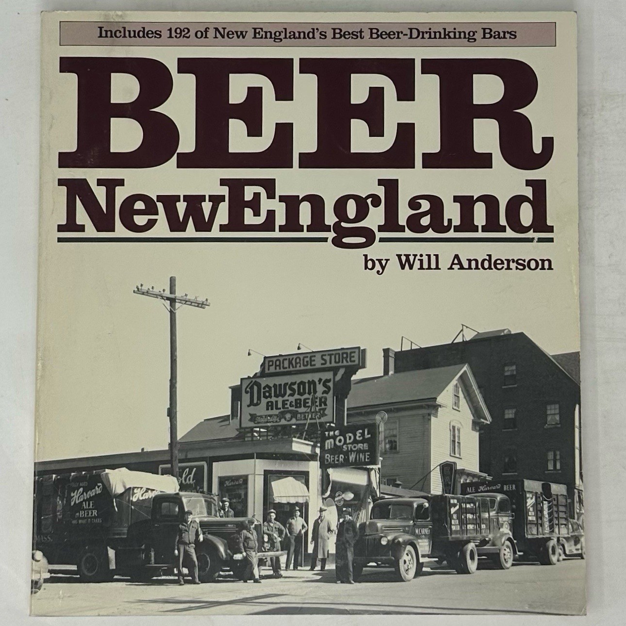Beer New England Will Anderson 1988 PB Signed Breweriana Bars Guide