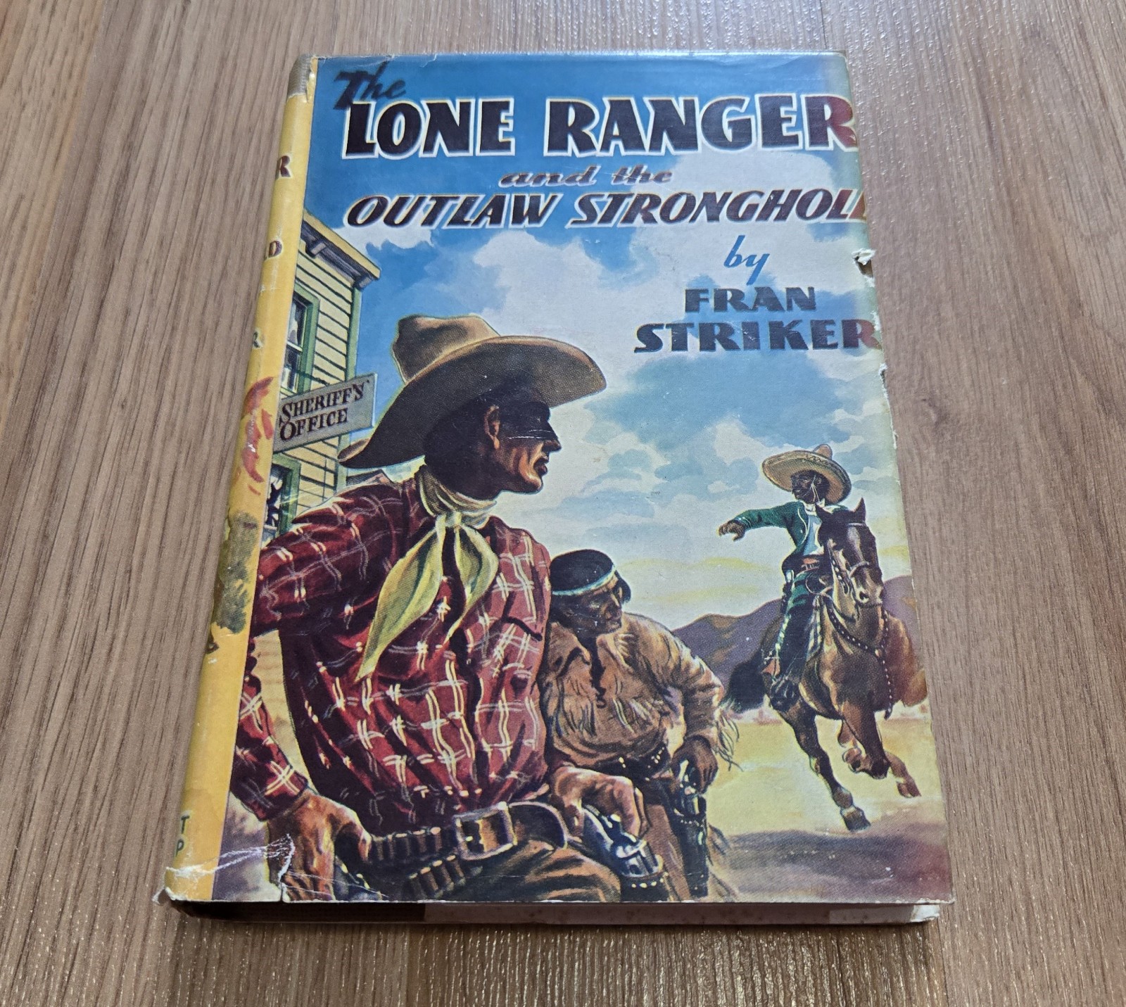 Lone Ranger and the Outlaw Stronghold Book HC DJ 1st Gross Dunlap 1939 Striker