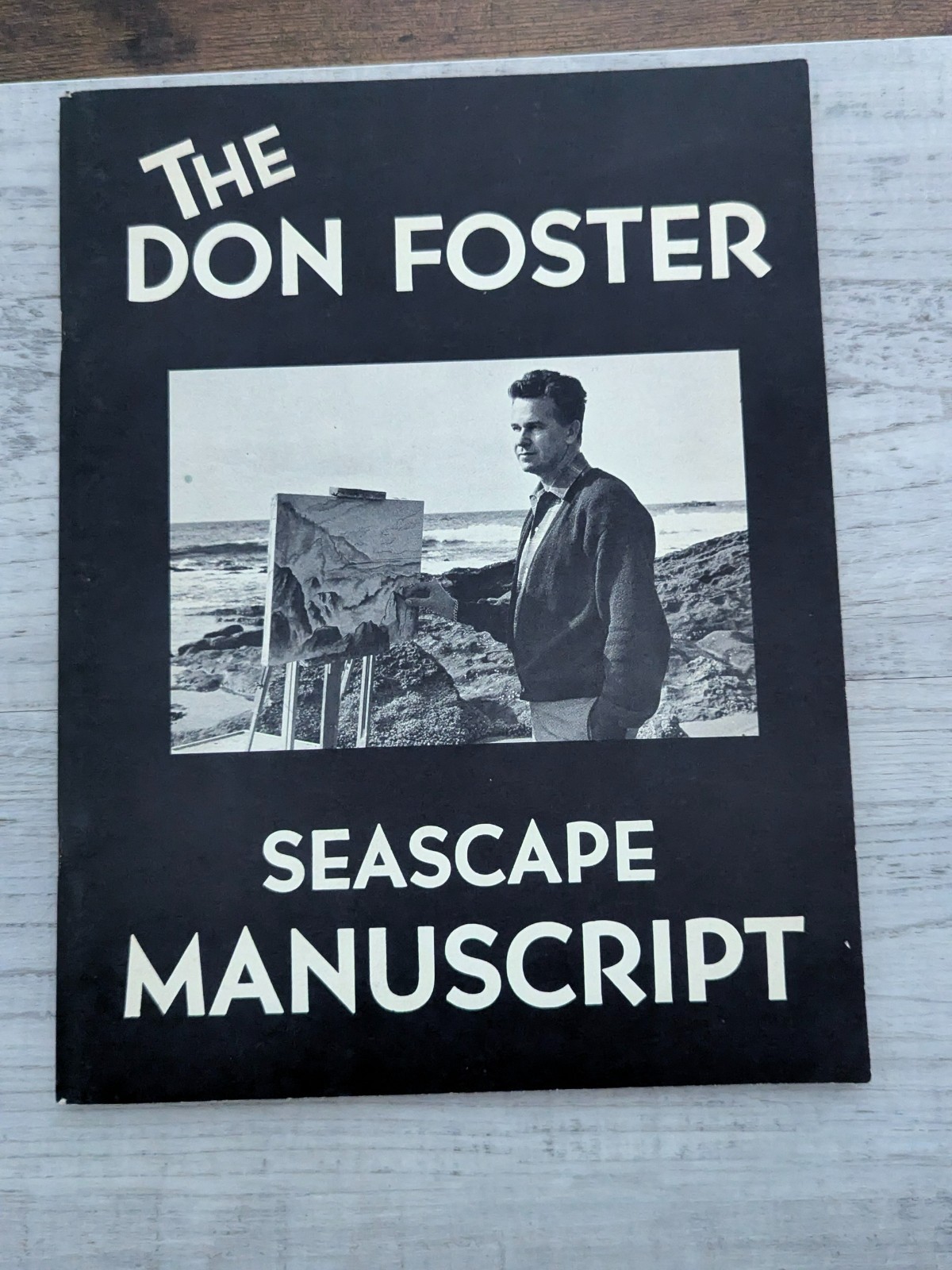 The Don Foster Seascape Manuscript – PB/VG/vintage 1968