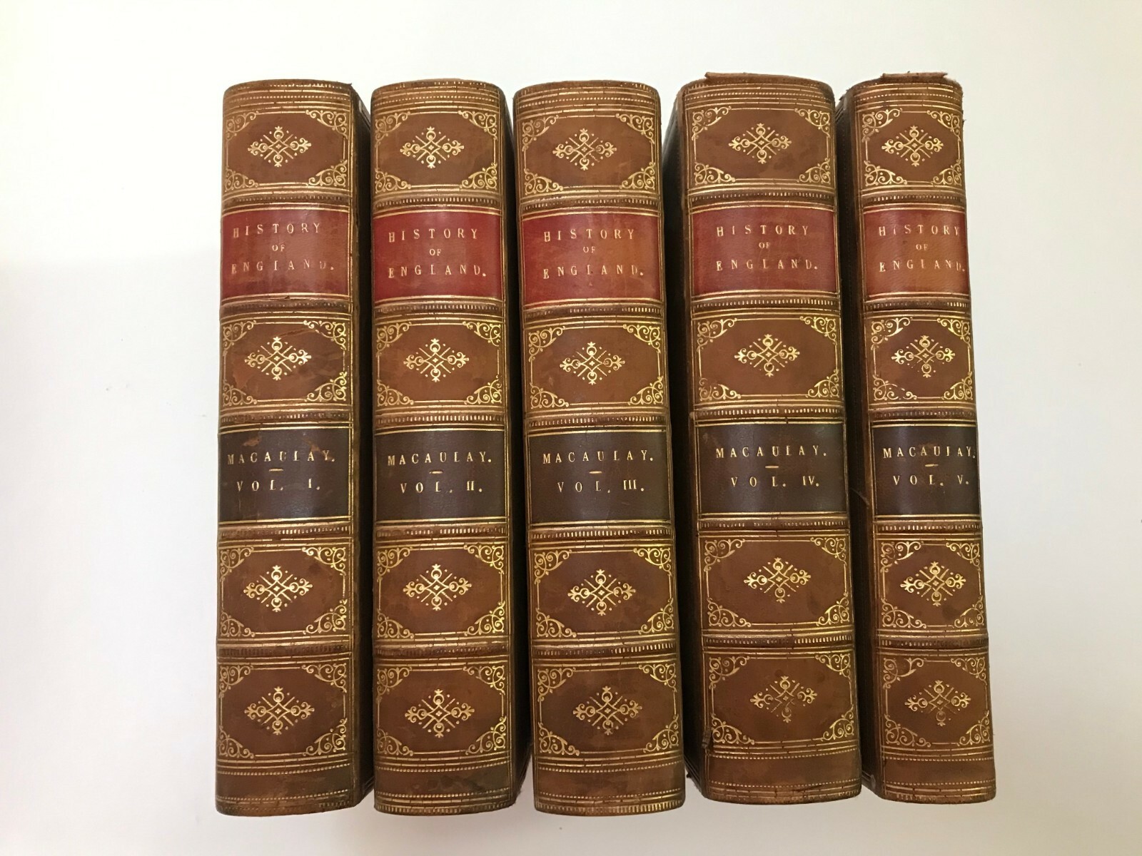 Lord Macaulay, History of England from the Accession of James the Second; 5 Vols