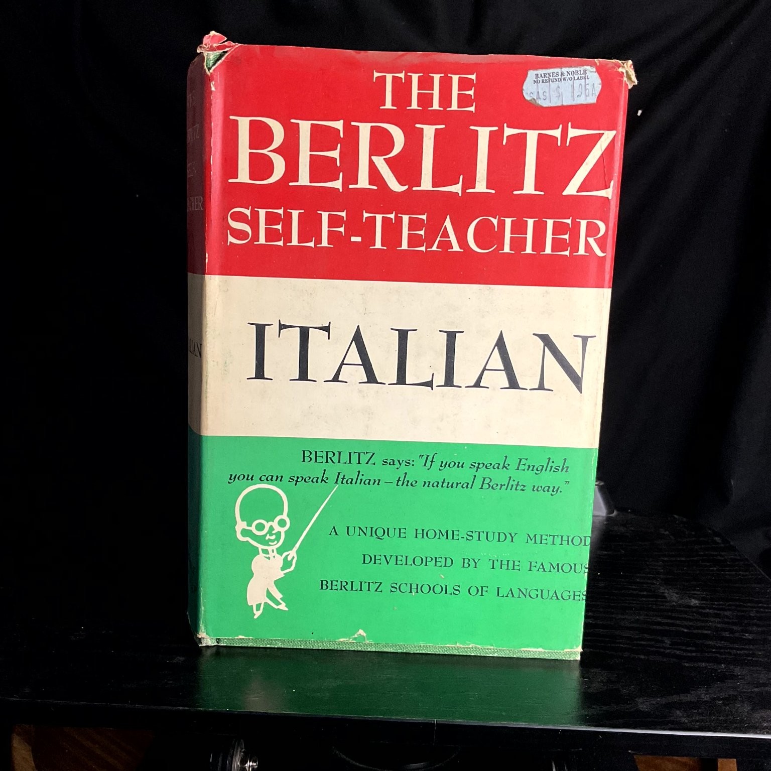 THE BERLITZ SELF-TEACHER ITALIAN Berlitz Schools 1950 Language Learning Study
