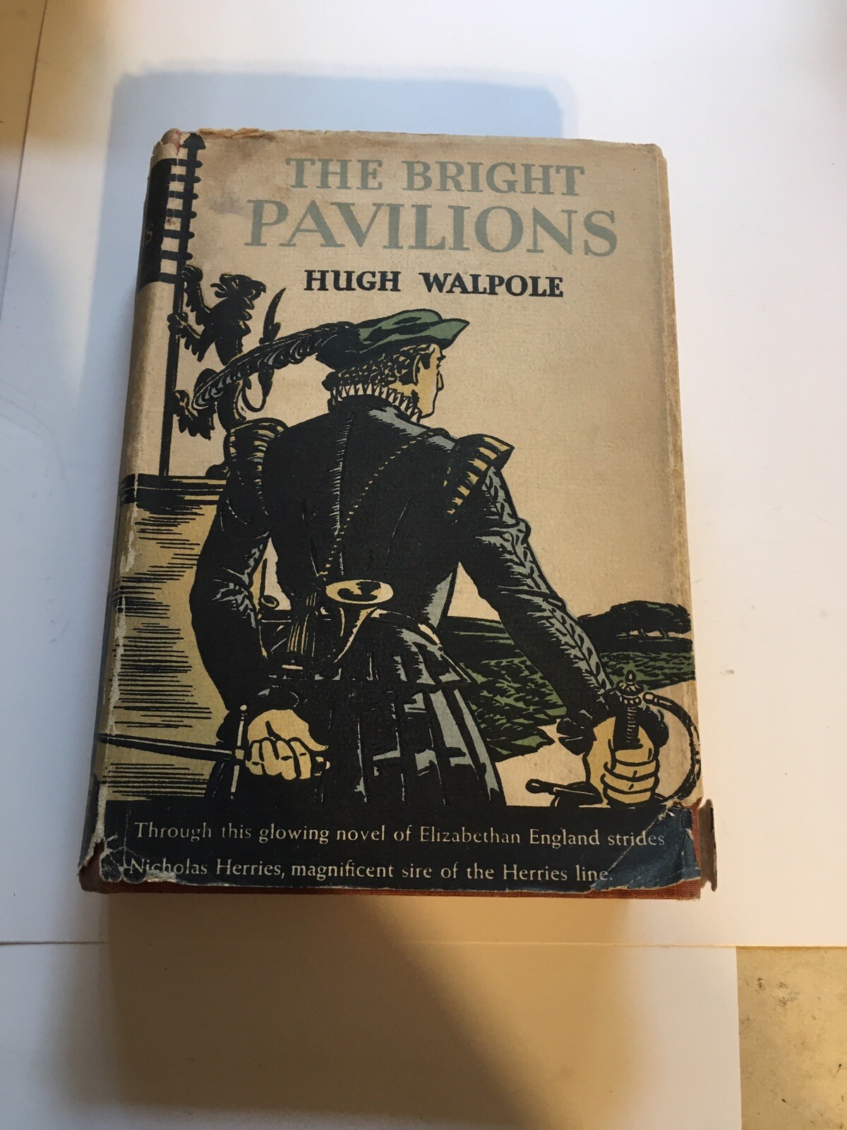 The Bright Pavilions-Hugh Walpole-TRUE First/1st Edition-1st State DJ-1940-RARE!