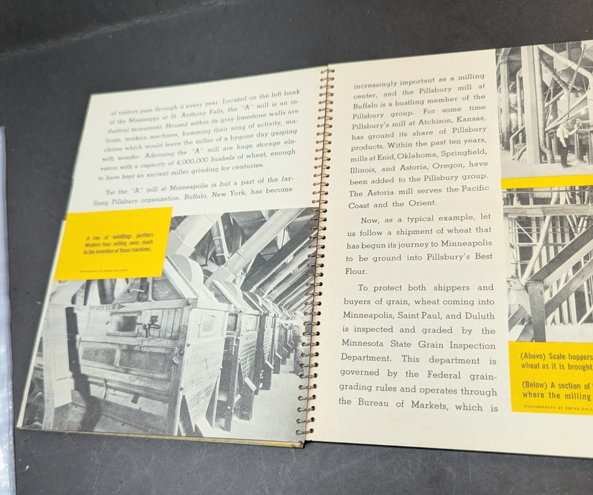 The Story of Flour 1935 by Pillsbury Flour Mills Company Spiral Bound Paperback