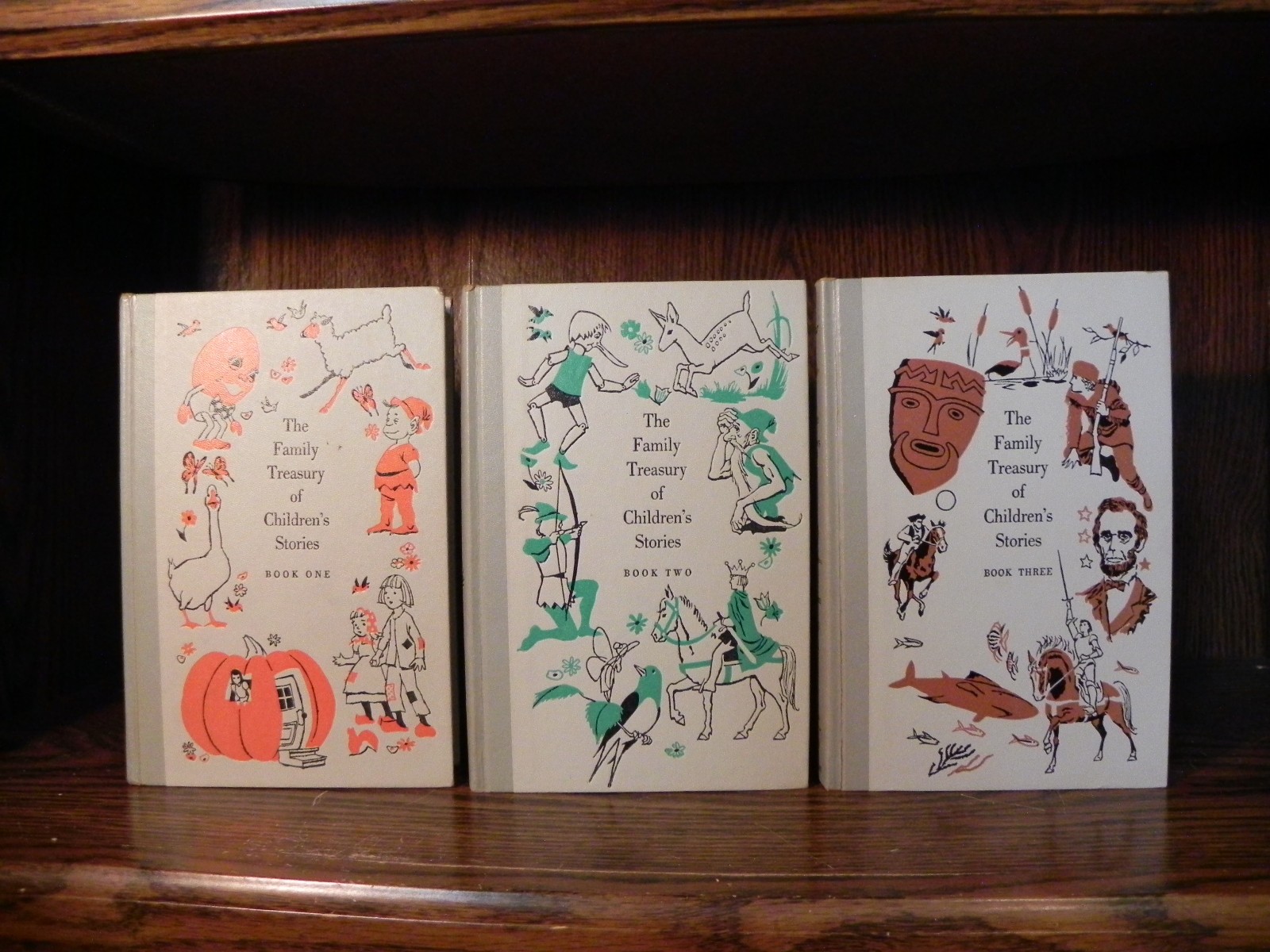The Family Treasury of Children’s Stories, 3 Vol Complete Set 1956