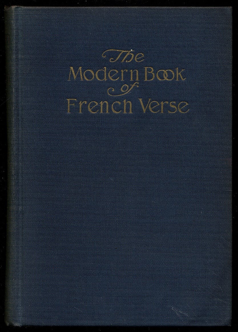 Albert BONI / The Modern Book of French Verse 1st Edition 1920