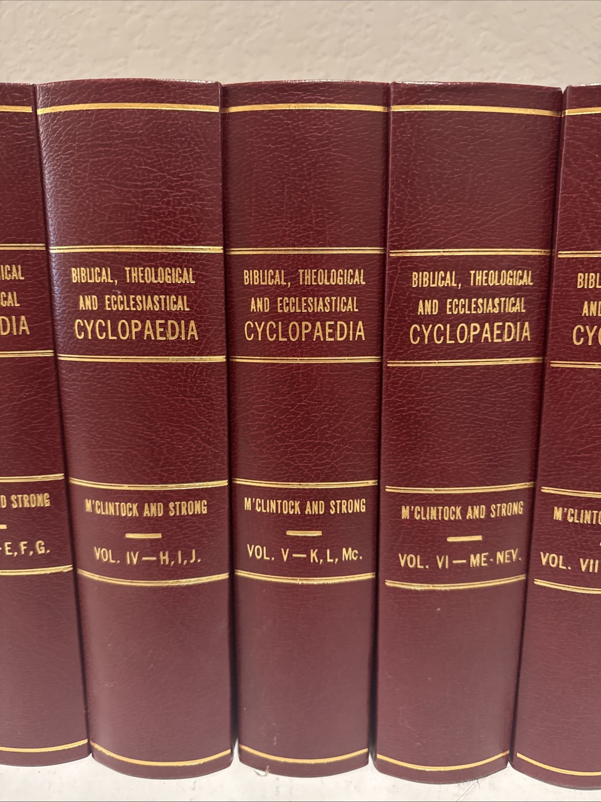 Biblical, Theological, And Ecclesiastical Cyclopedia – Complete Set 1894 Rare