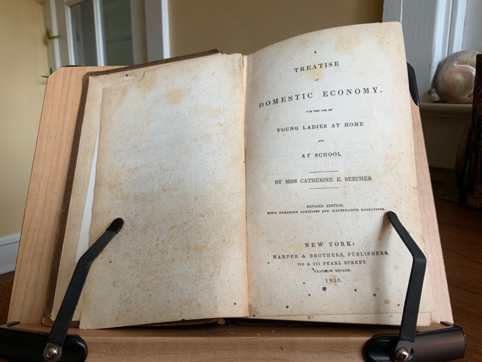 1858 A Treatise on Domestic Economy. For the Use of Young Ladies at Home