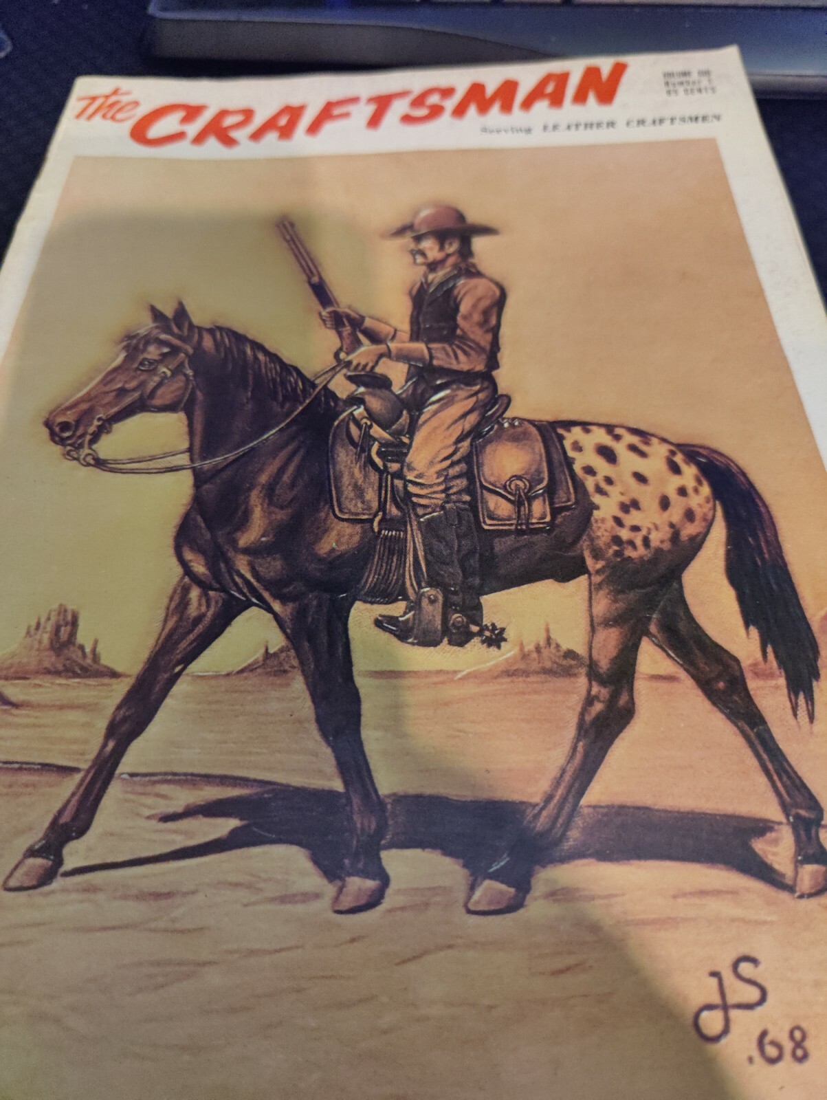The Craftsman Magazine Lot 1968 Issue 3,4,5,6,1 Leather Work