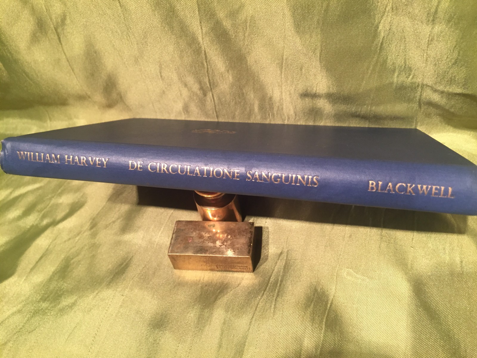 THE CIRCULATION OF THE BLOOD William Harvey BLACKWELL SCIENTIFIC 1958 HB