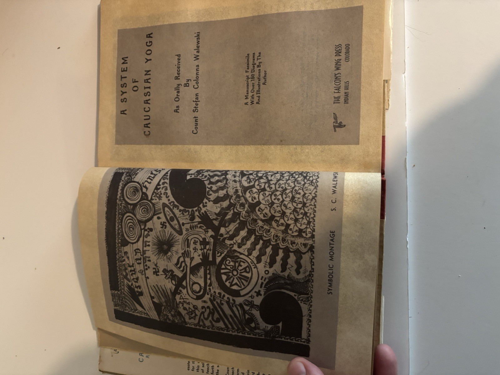 Count Stefan Colonna Walewski / A System of Caucasian Yoga 1955 First Edition