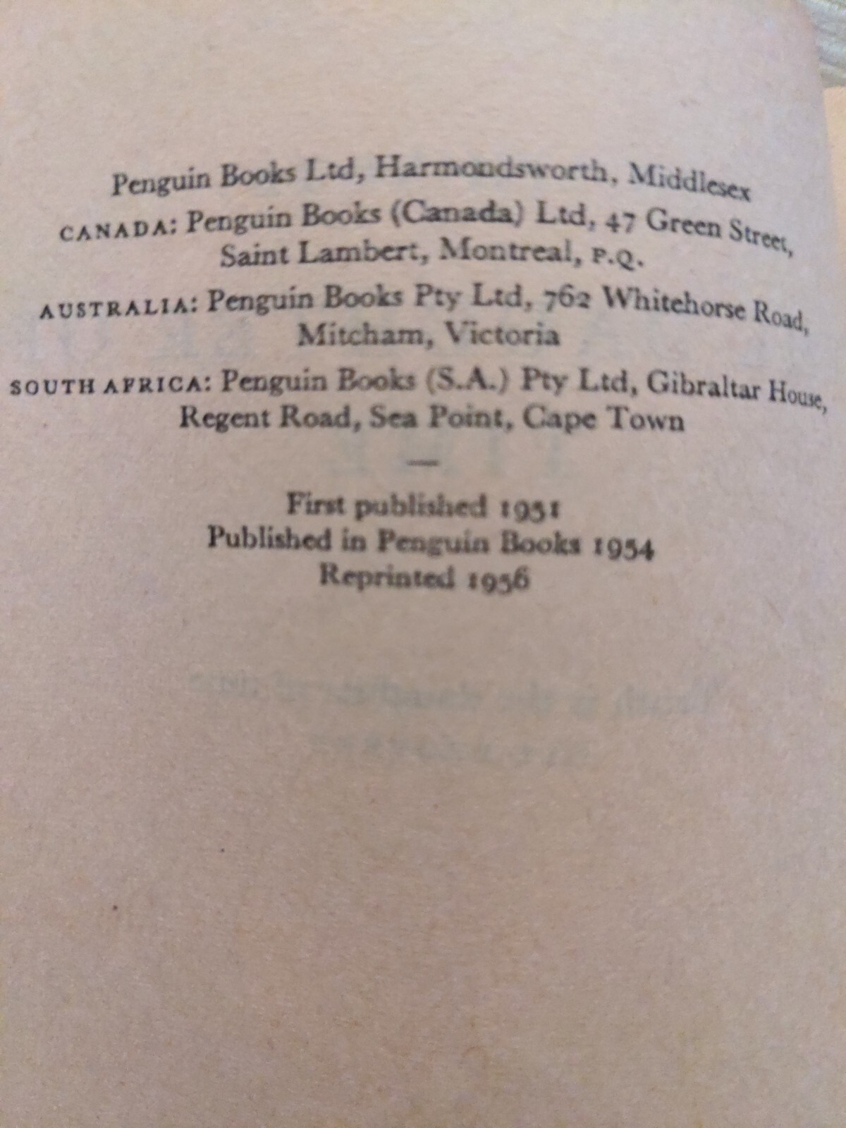 Daughter of Time by Joséphine Tey 1956 Penguin Books