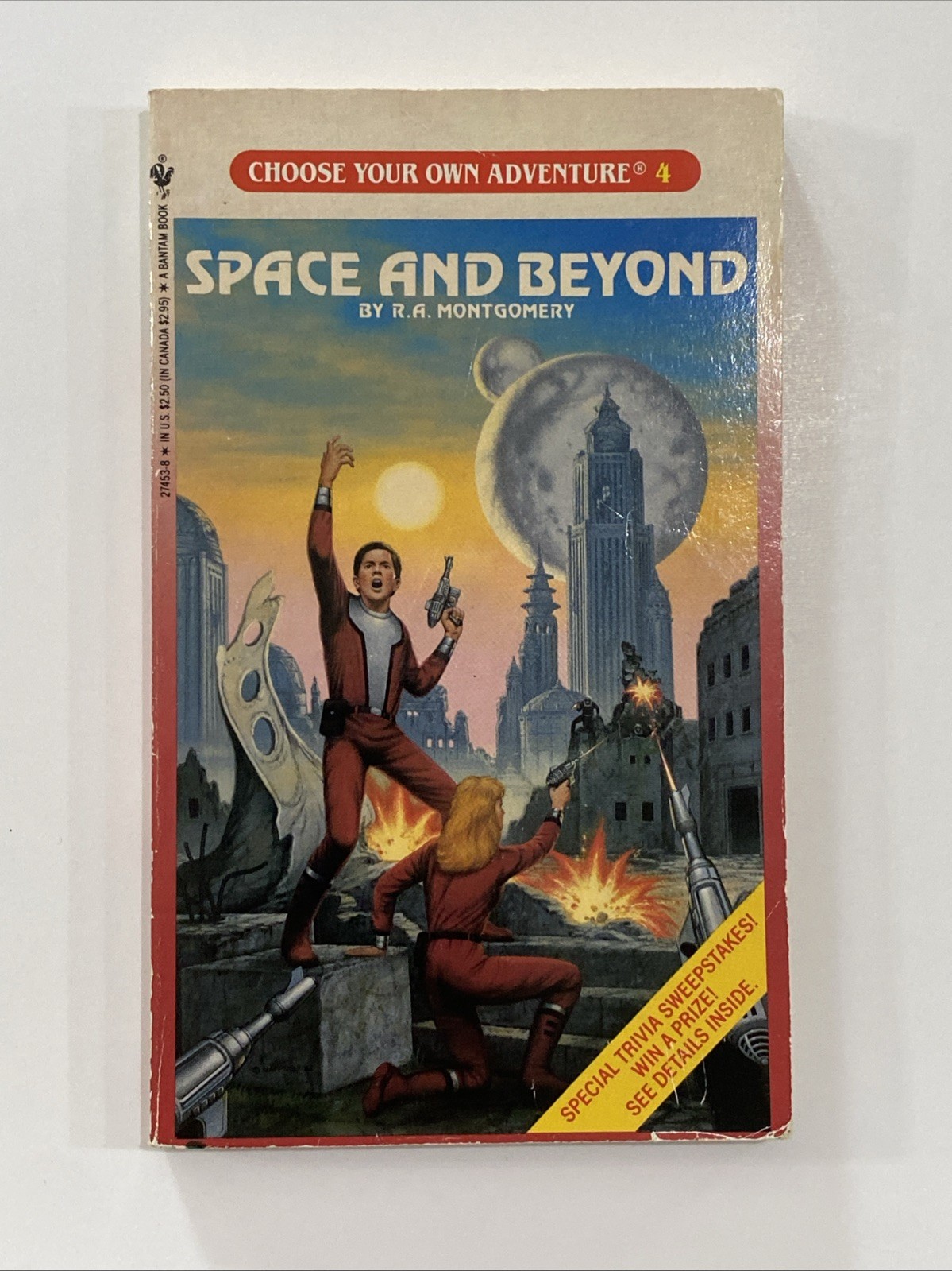 Space And Beyond Choose Your Own Adventure #4 PB CYOA R.A. Montgomery CYOA 004