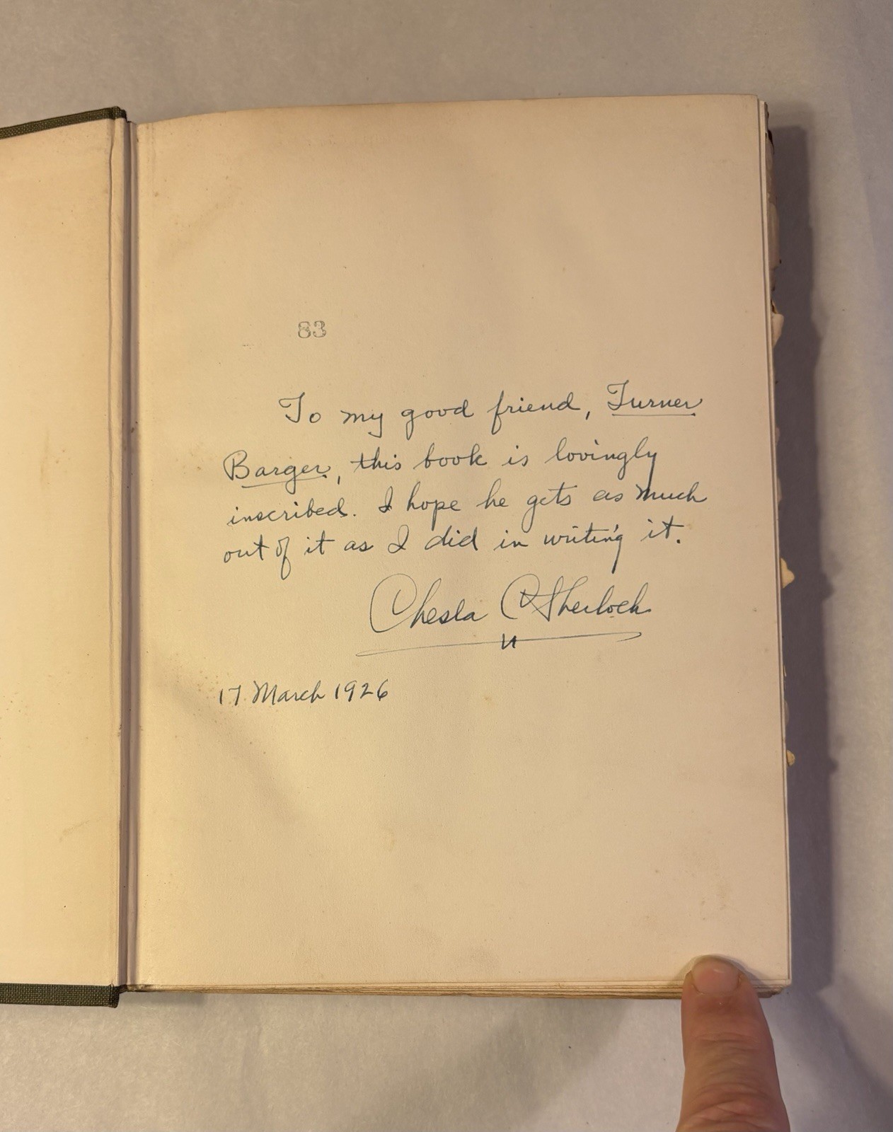 Homes of Famous Americans By Sherlock, Chesla C. 1925 Vol 1 Inscribed/Signed