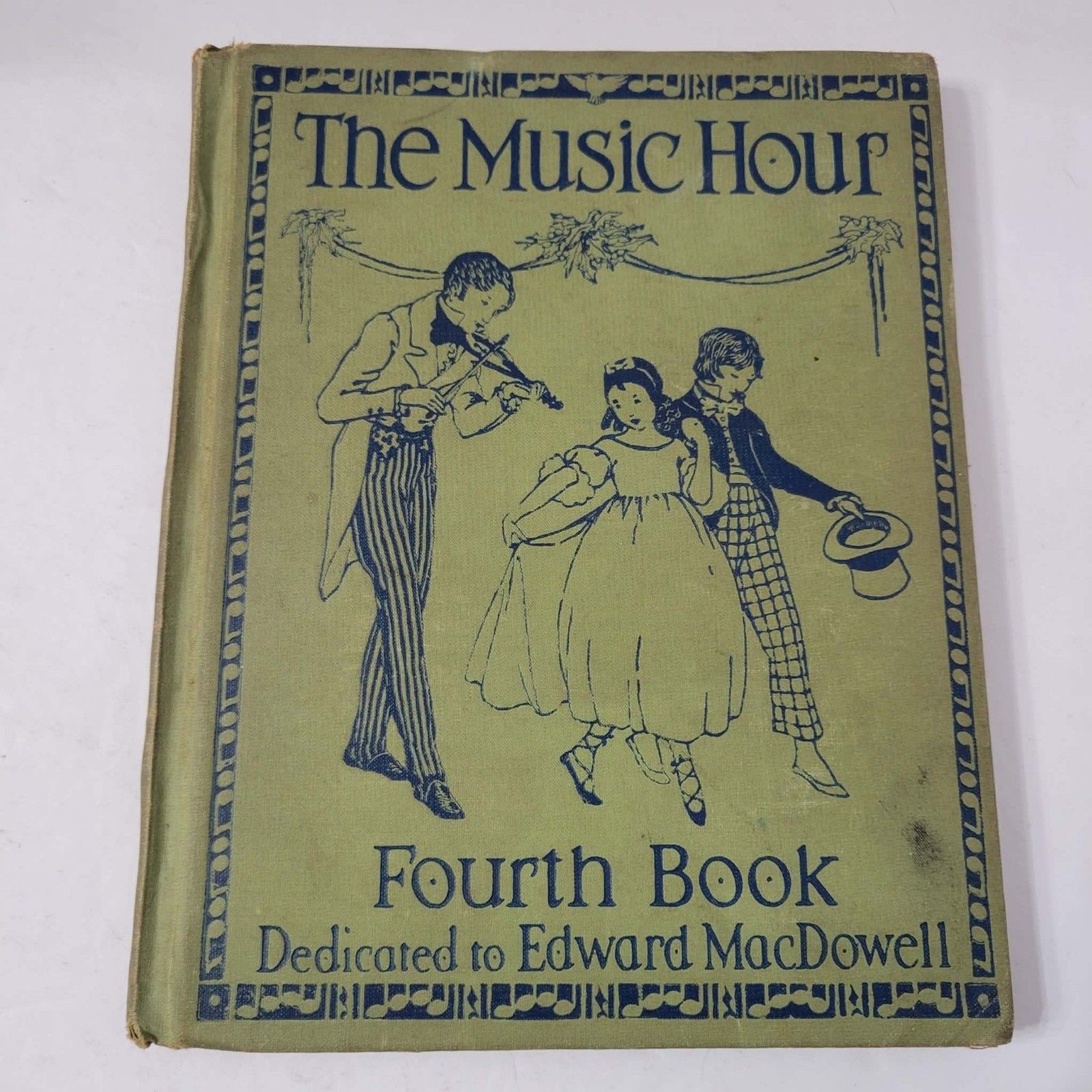Vintage The Music Hour Fourth Book Hardcover Osbourne McConathy Music Illus 1937