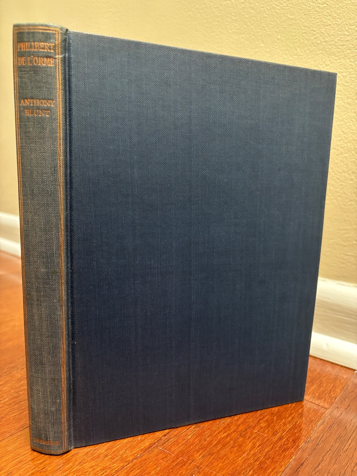 PHILIBERT DE L’ORME by ANTHONY BLUNT – HB 1958 1st EDITION ARCHITECTURE VINTAGE