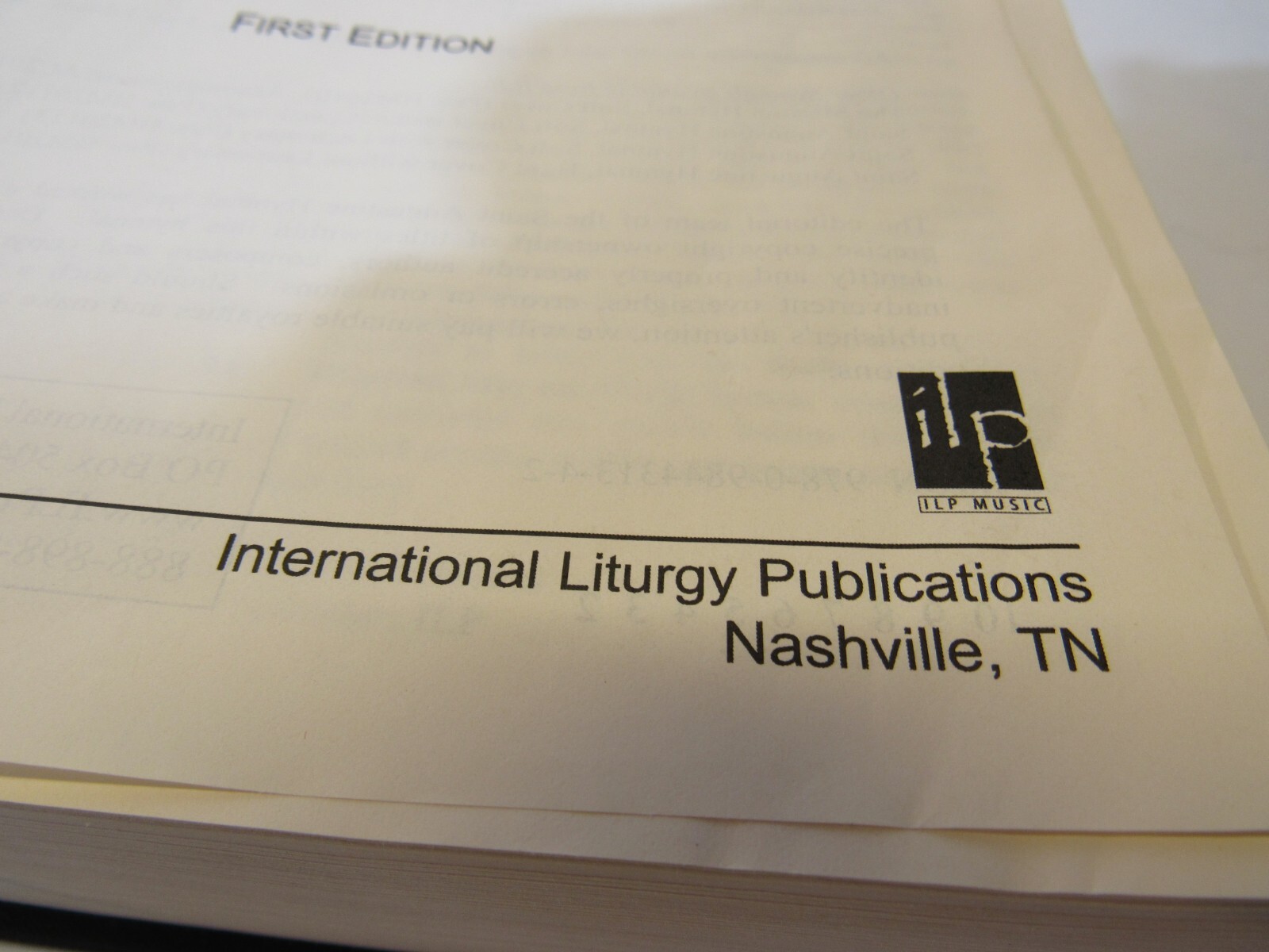 Saint Augustine Hymnal First Edition International Liturgy Publications 2011