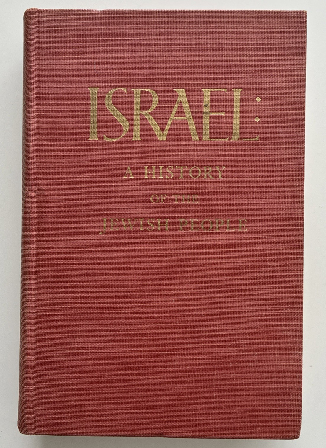 Vintage History of Jewish People Israel Rufus Learsi 1949 HC Illustrated Maps