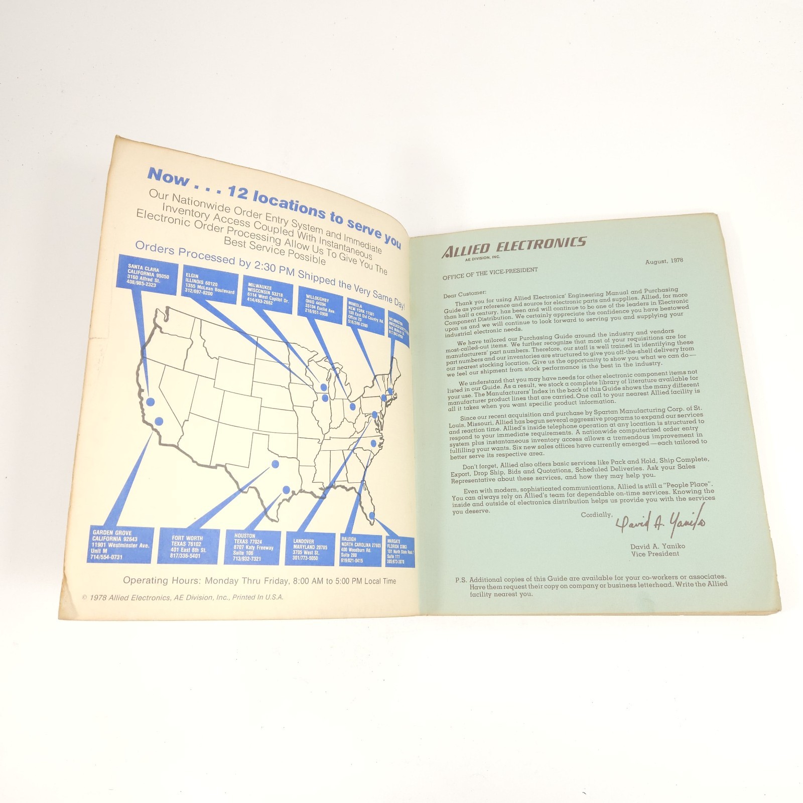 Vtg Allied Electronics 1979 Engineering Manual & Purchasing Guide #790