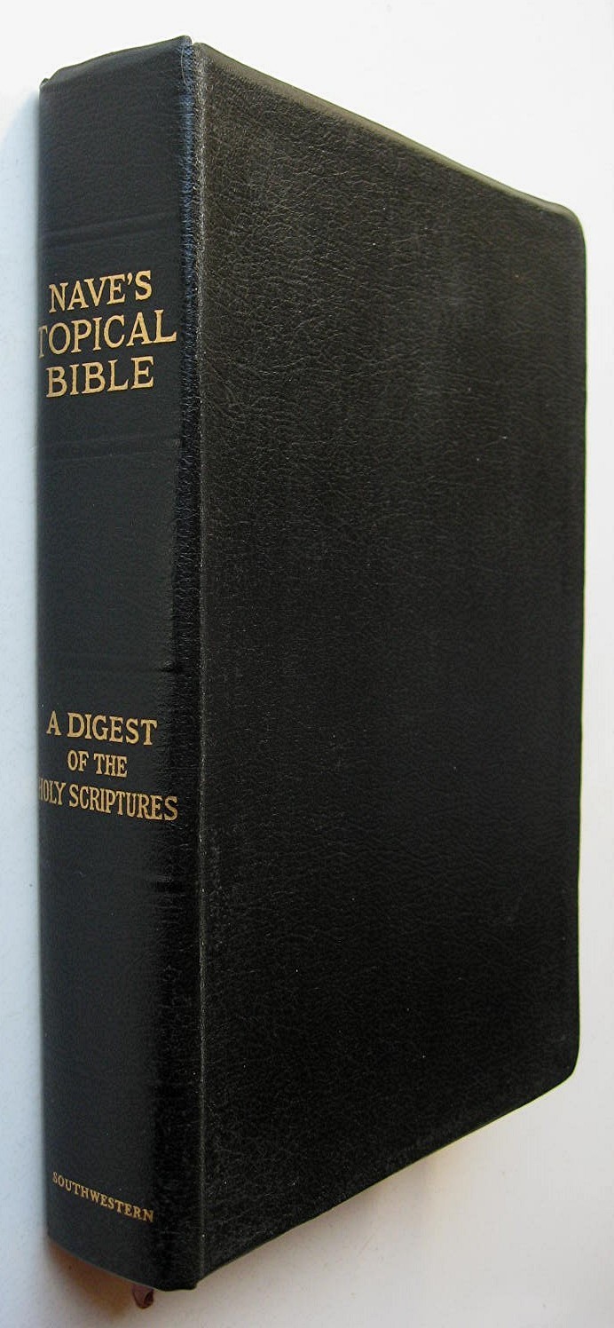 NAVE’S TOPICAL BIBLE Orville J. Nave Flex Binding 1962Thumb-Indexed – AA1