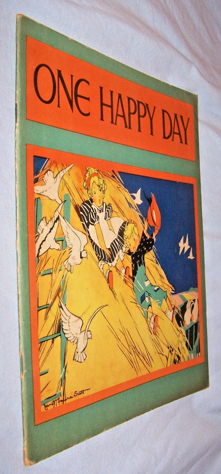 One Happy Day PB-1939-Marceline Dauzet w/Pictures by Janet Laura Scott