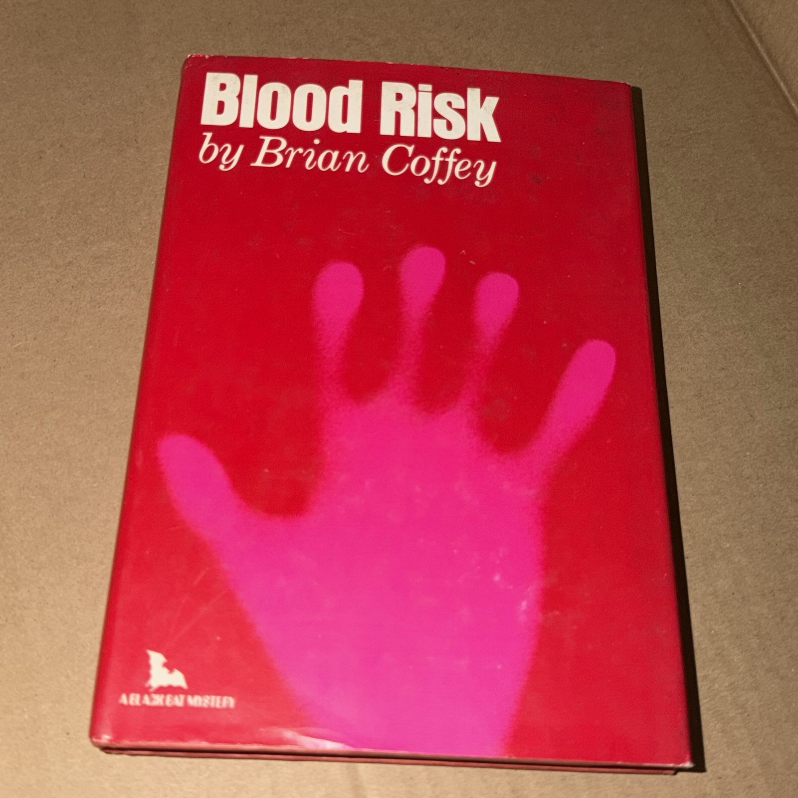Brian Coffey SIGNED Blood Risk 1973 DEAN KOONTZ 1ST/1ST