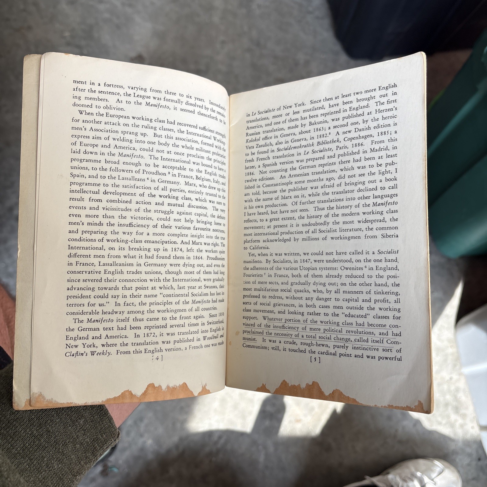 Original 1948 The Communist Manifesto Karl Marx Friedrich Engels Little Library