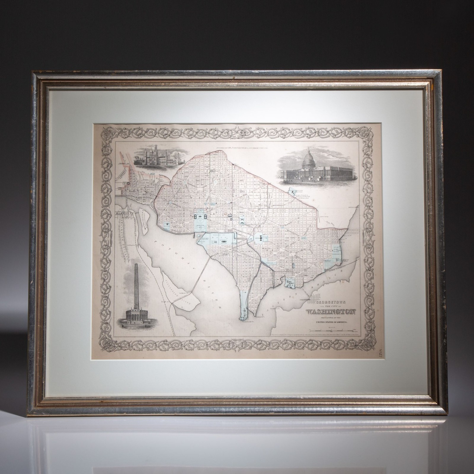 D C Washington / Map of Georgetown and the City of Washington The Capital 1st ed
