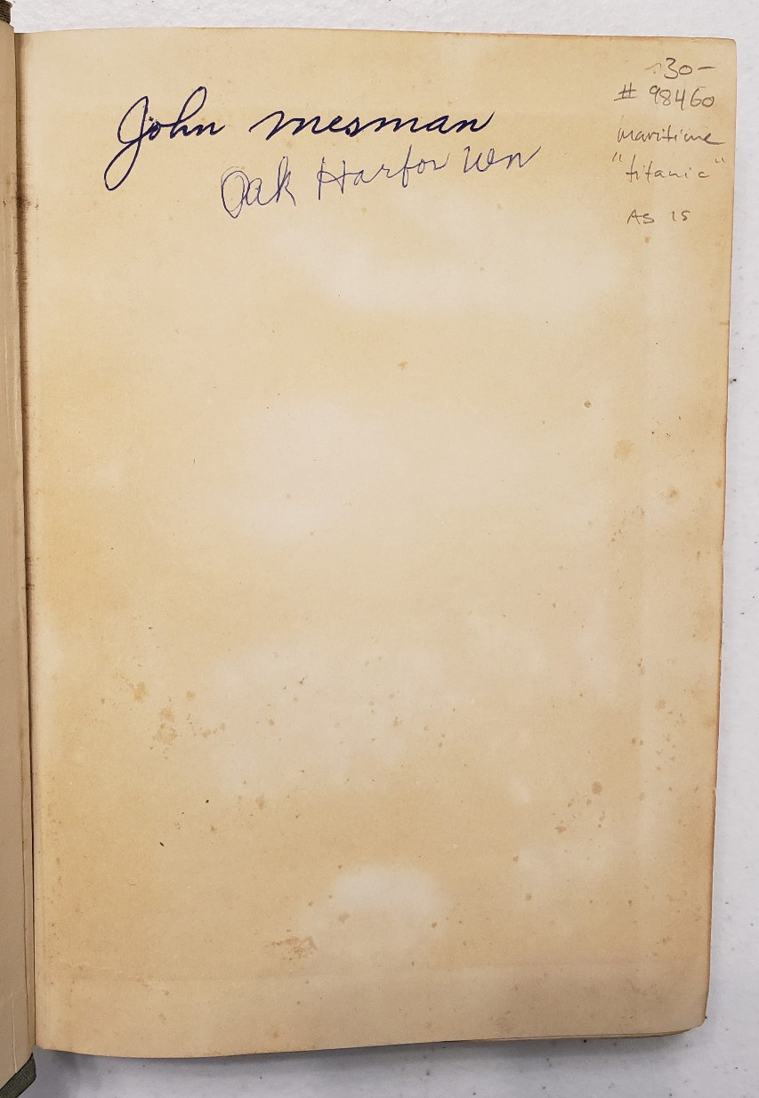 The Tragic Story Of The Titanic 1912 First Edition Photos Sketches Stories Book