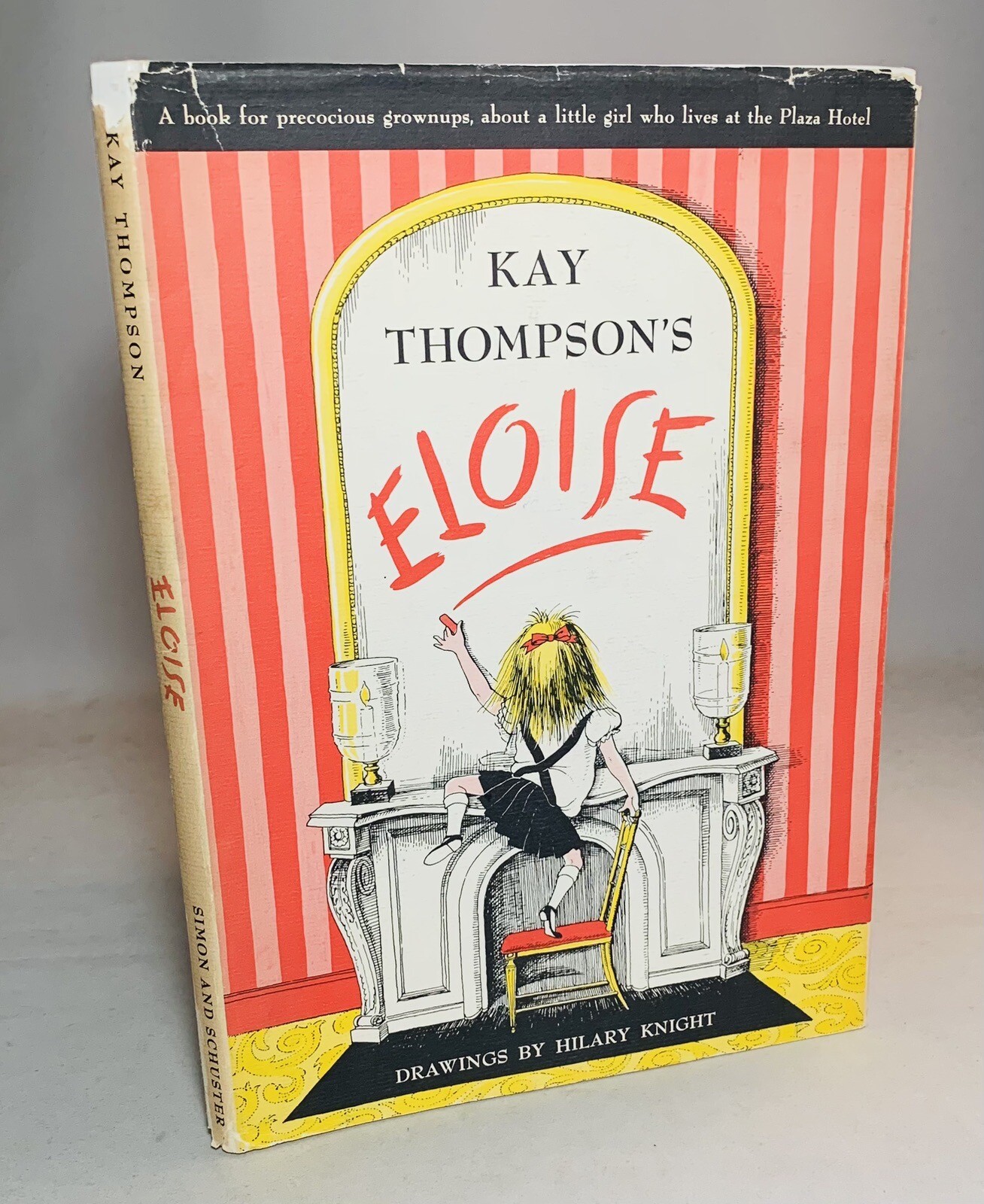 Eloise-Kay Thompson-VERY RARE Early Printing!!-12th Printing-1955-HC w/ Org DJ