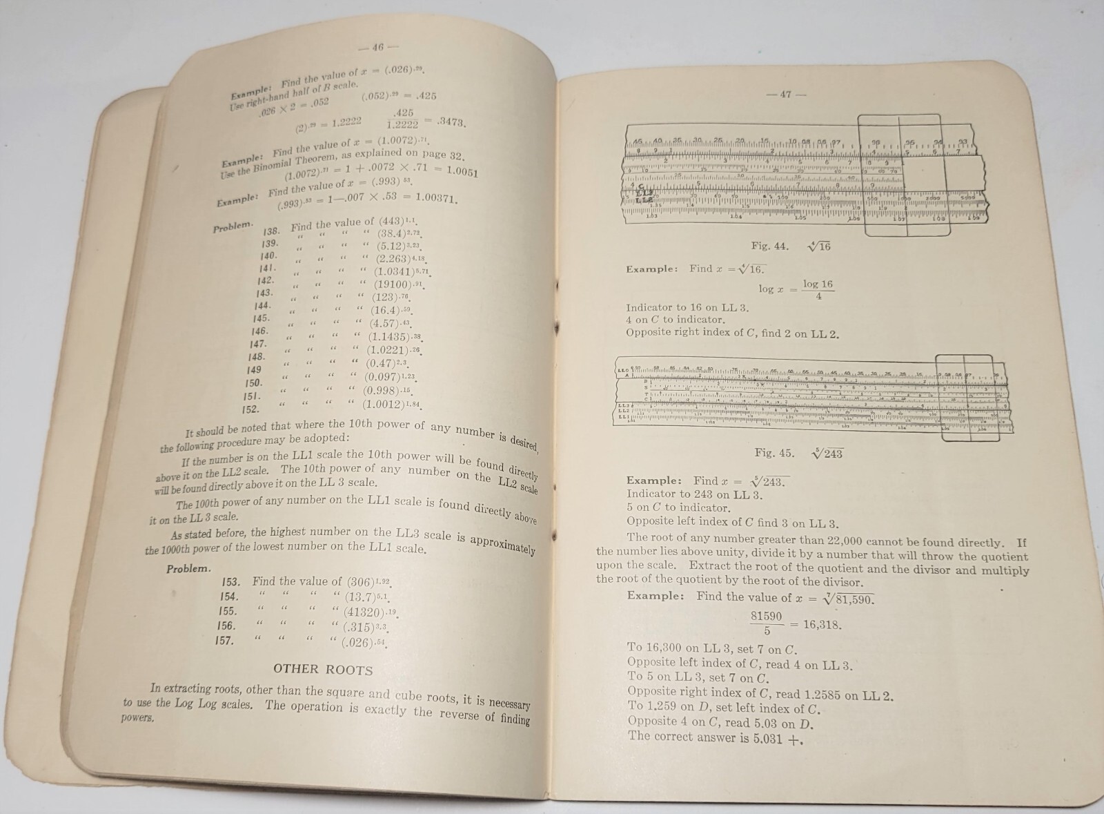 Keuffel & Esser Co. The Log Log Duplex Slide Rule Self-Teaching Manual 1926 K&E