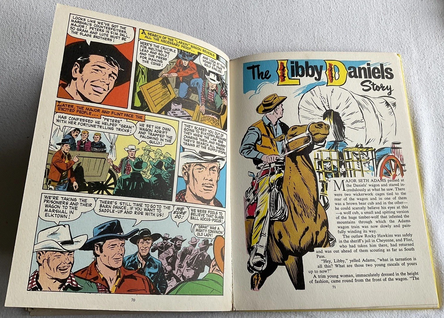 Collectable Vintage “Wagon Train” Robert Horton Western Annual, H/B Book, 1960