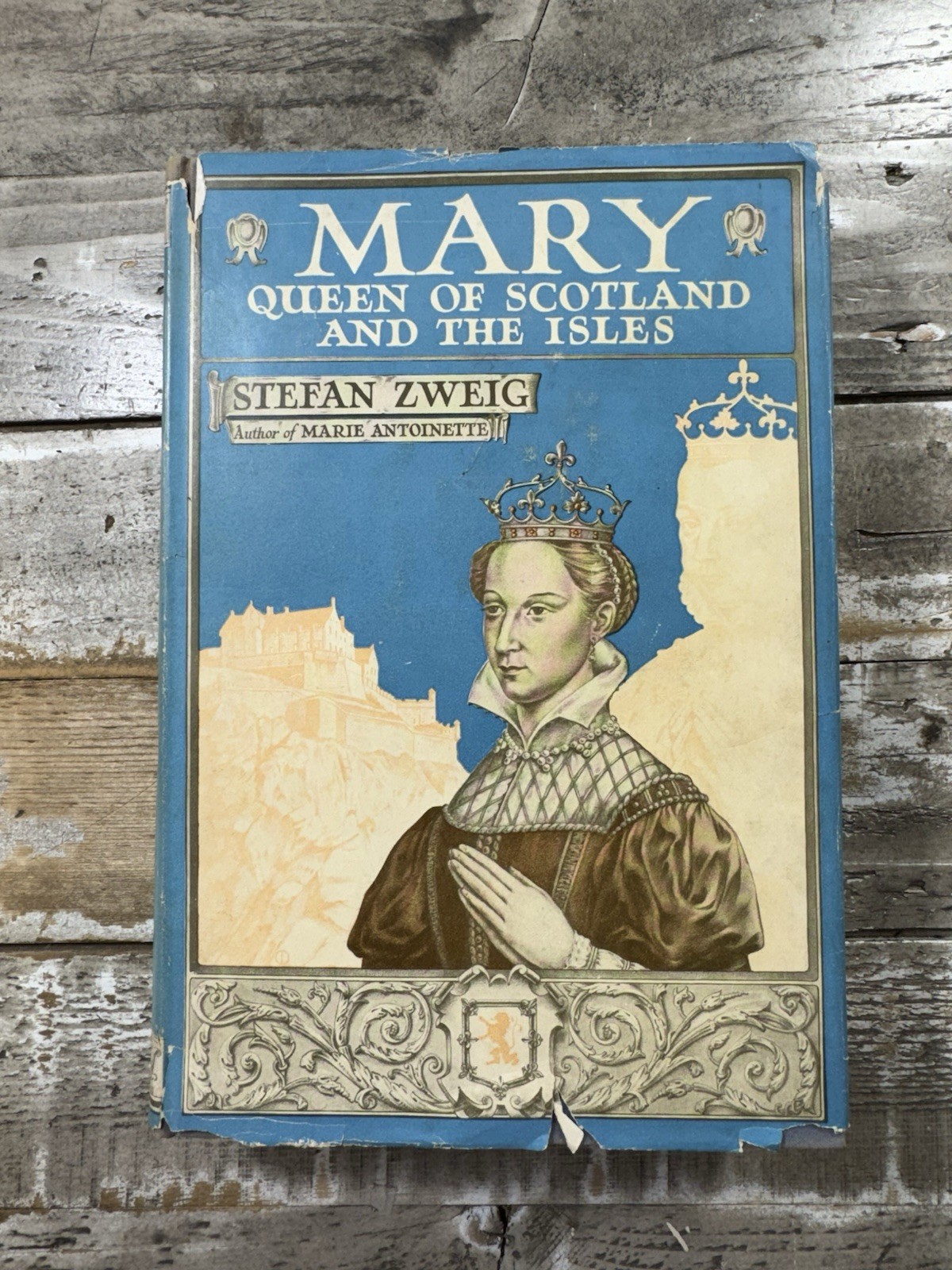 1935 Antique History Book “Mary: Queen of Scotland & The Isles” Zweig