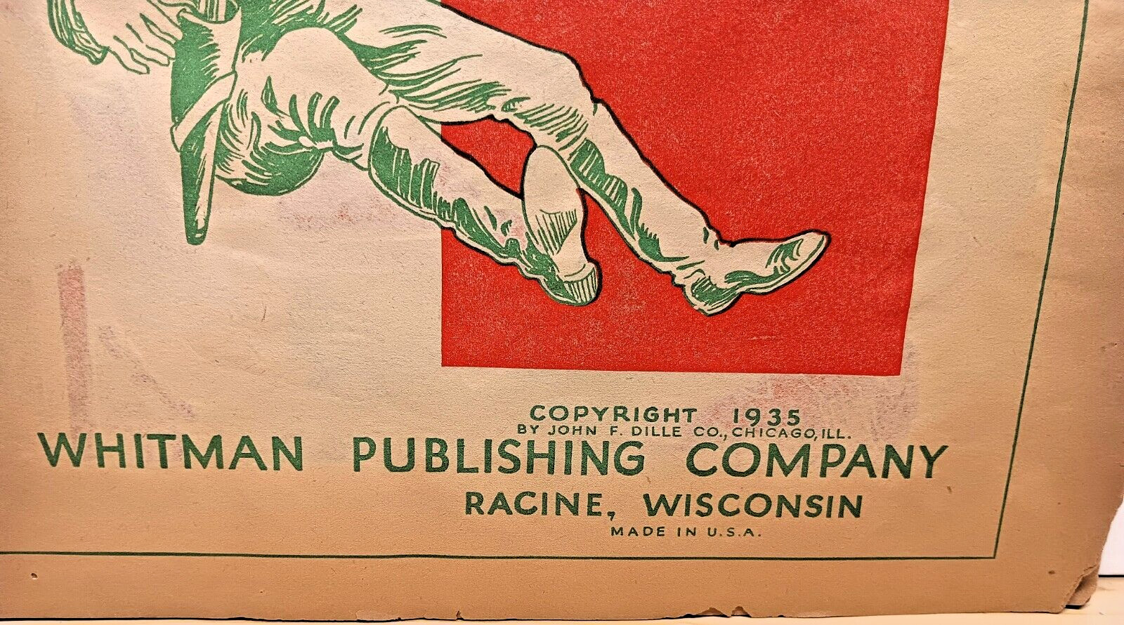 1935 Buck Rogers Paint Book Whitman Publishing Racine 96 pages 11X14