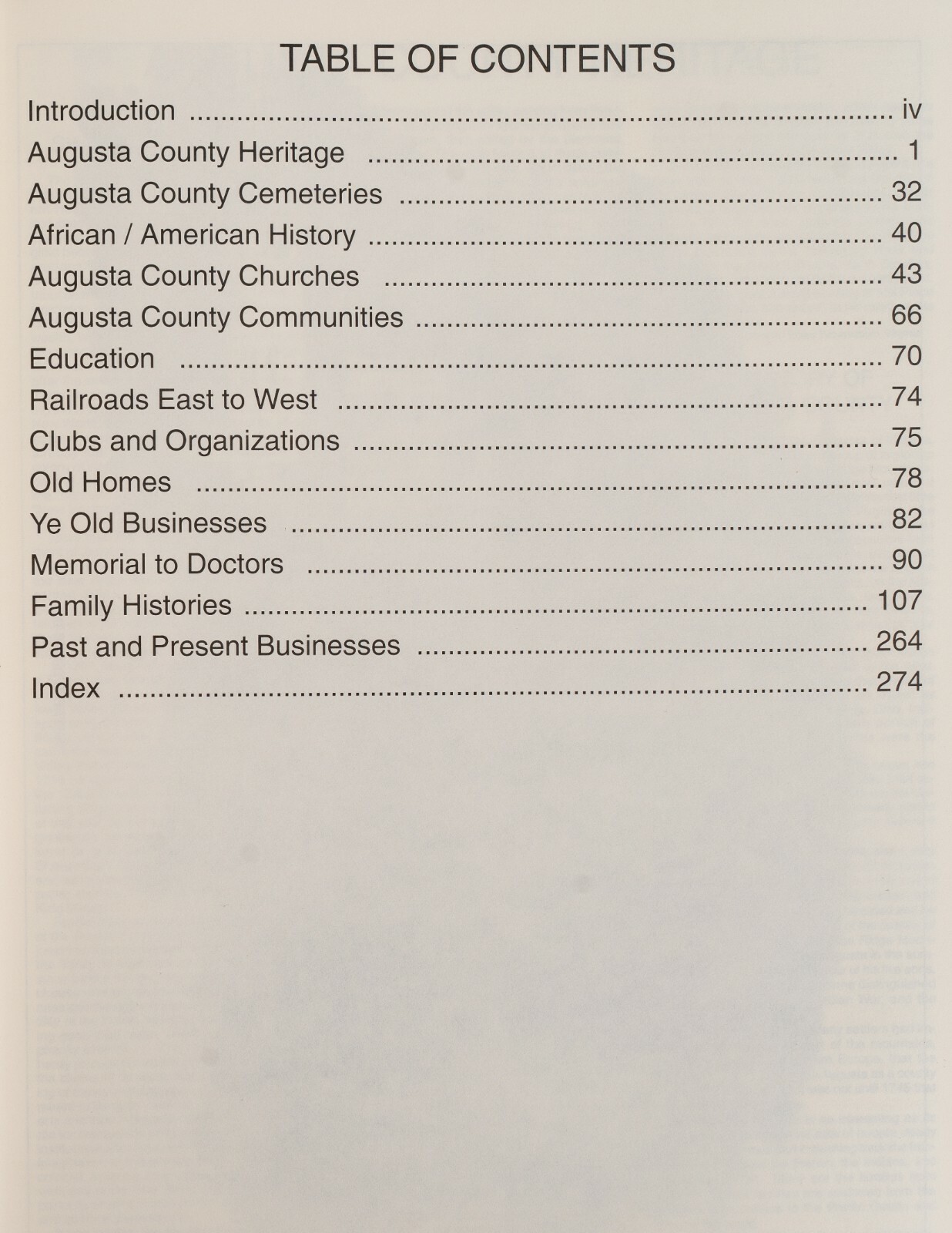 Augusta County, Virginia, Heritage Book – 1732-1998 NEW 299 pages Walsworth