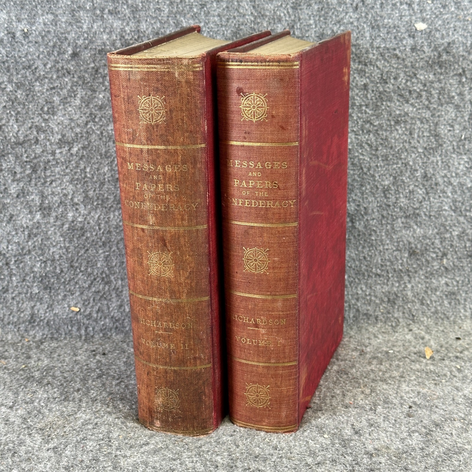 Messages and Papers of The Confederacy 2 Volume Set – 1906 – James Richardson
