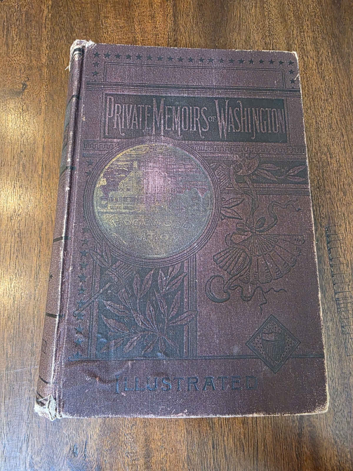 1860 Private Memoirs of Washington By Adopted Son G.W. Parke Custis Antique Book