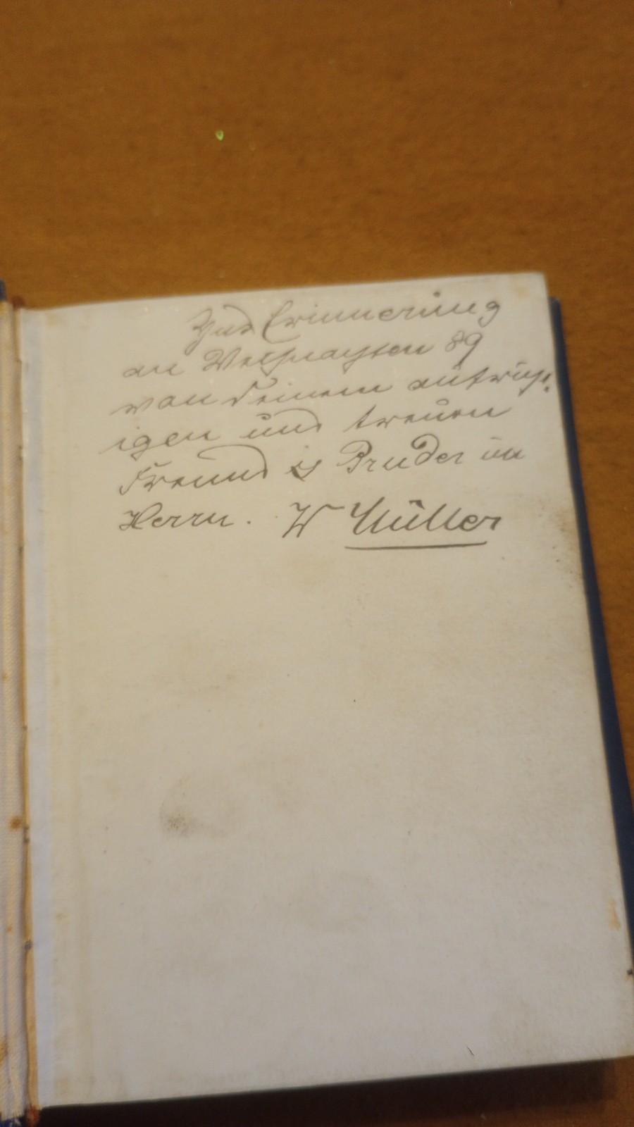 Antique 1885 German Devotional Book -„The Daily Bread of the Christian“