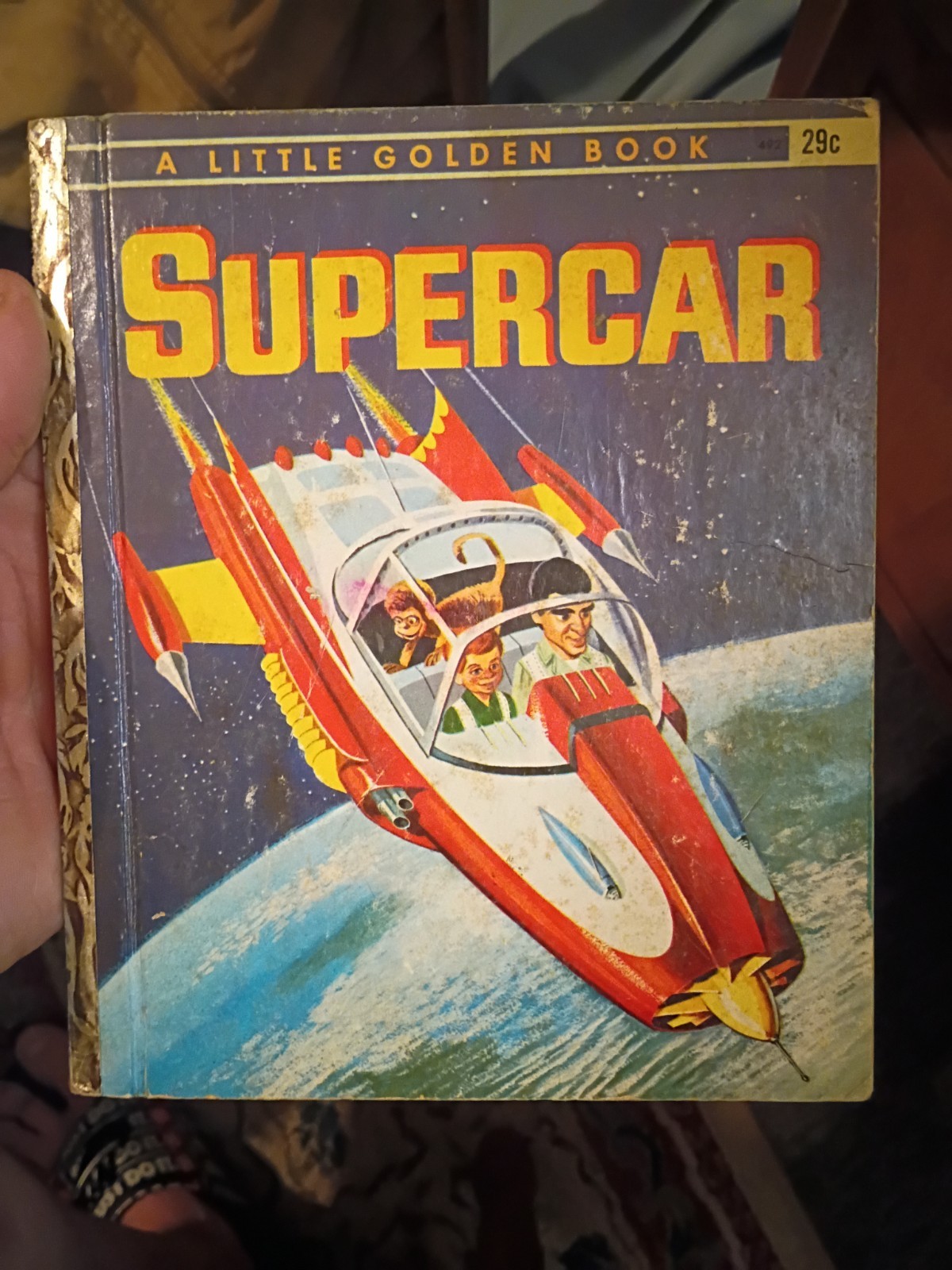 Supercar: A Little Golden Book by Golden Press, Hardcover 1962
