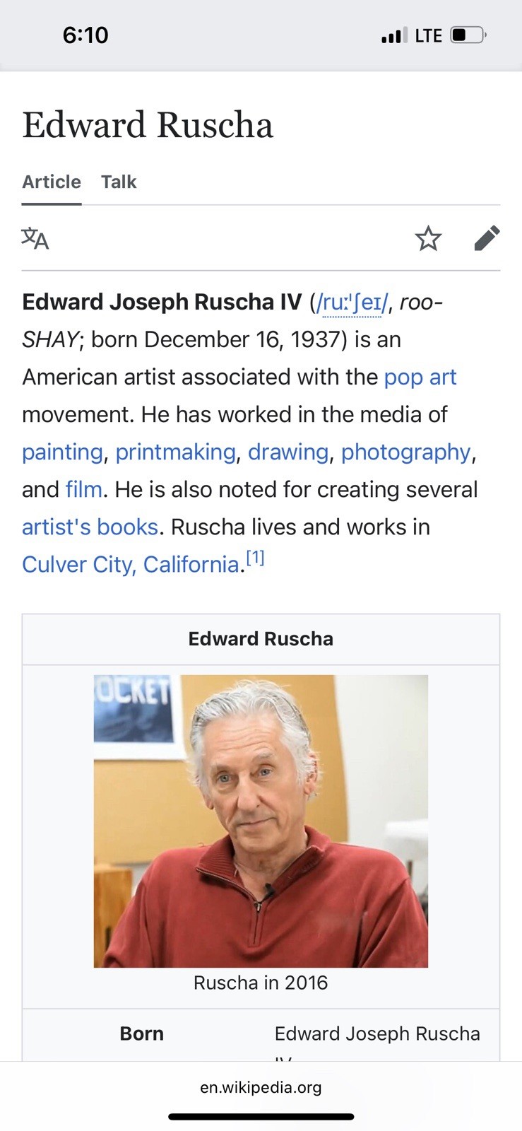 Ed Edward Ruscha – Signed and Inscribed – DOUBLE AMERICANISMS 1st Edition (2018)