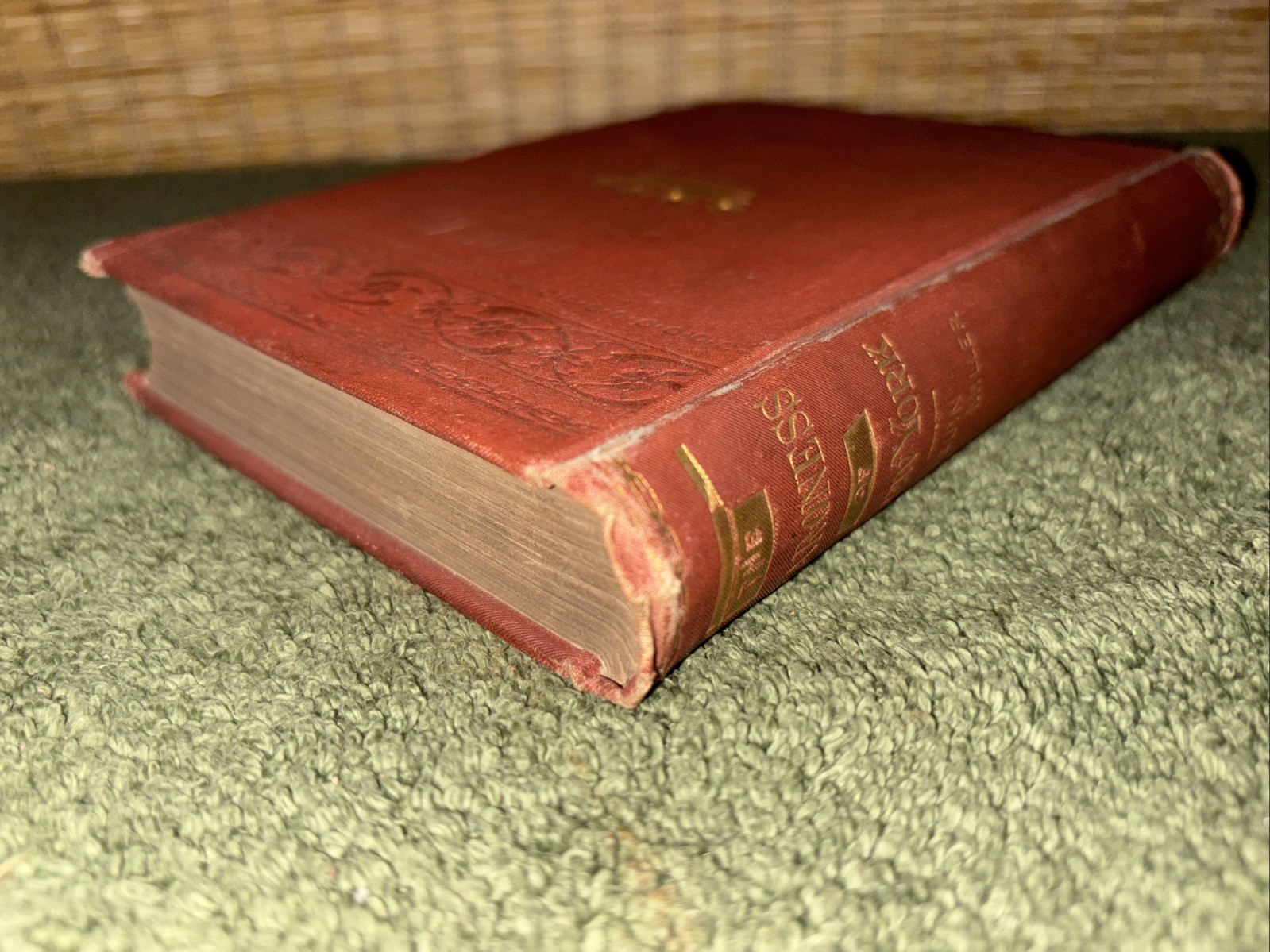 Antique 1877 Book: The Baroness of New York by Joaquin Miller