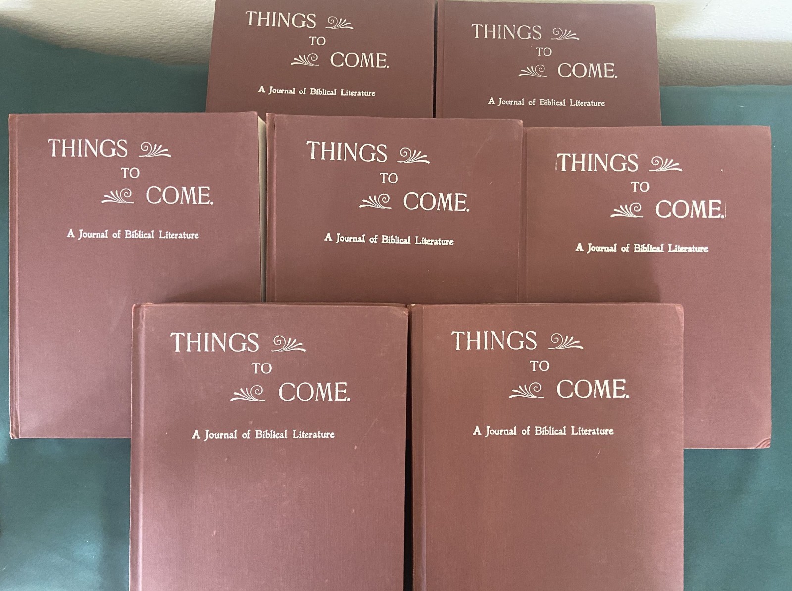 1894-1913 / 1989 THINGS TO COME Journal of Biblical Literature Prophecy 7 Volume